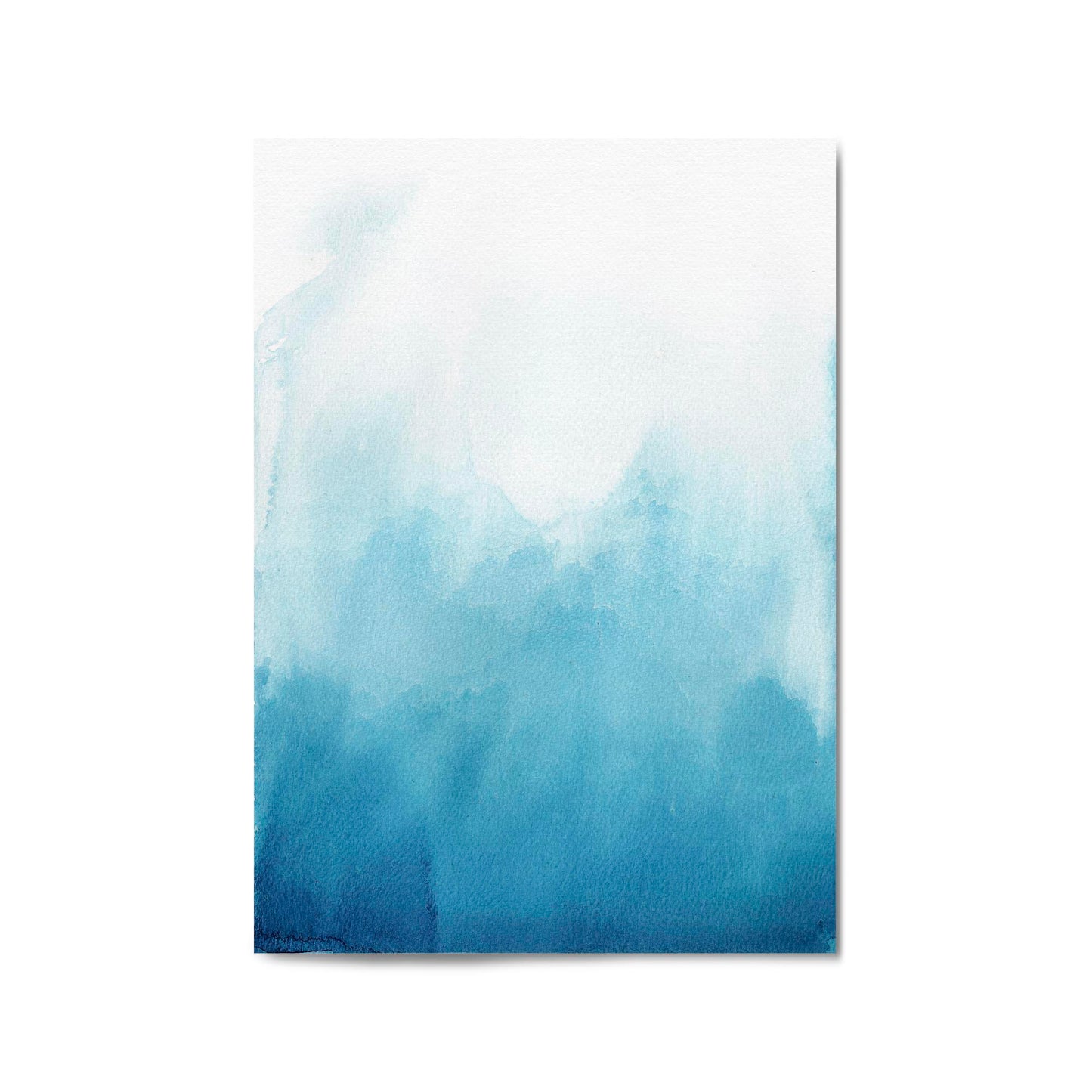 Minimal Blue Painting Abstract Modern Wall Art #11 - The Affordable Art Company