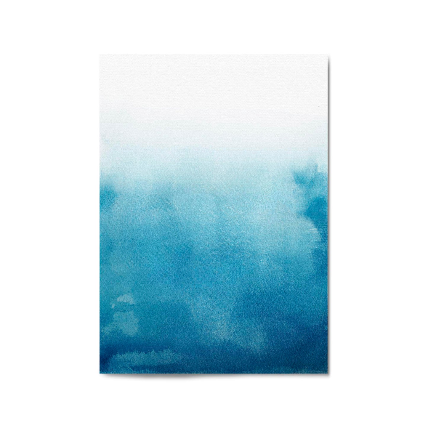 Minimal Blue Painting Abstract Modern Wall Art #9 - The Affordable Art Company