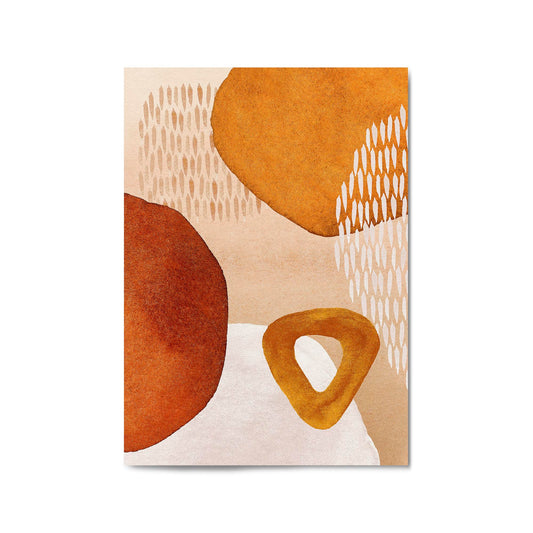 Abstract Modern Watercolour Shapes Painting Wall Art #5 - The Affordable Art Company