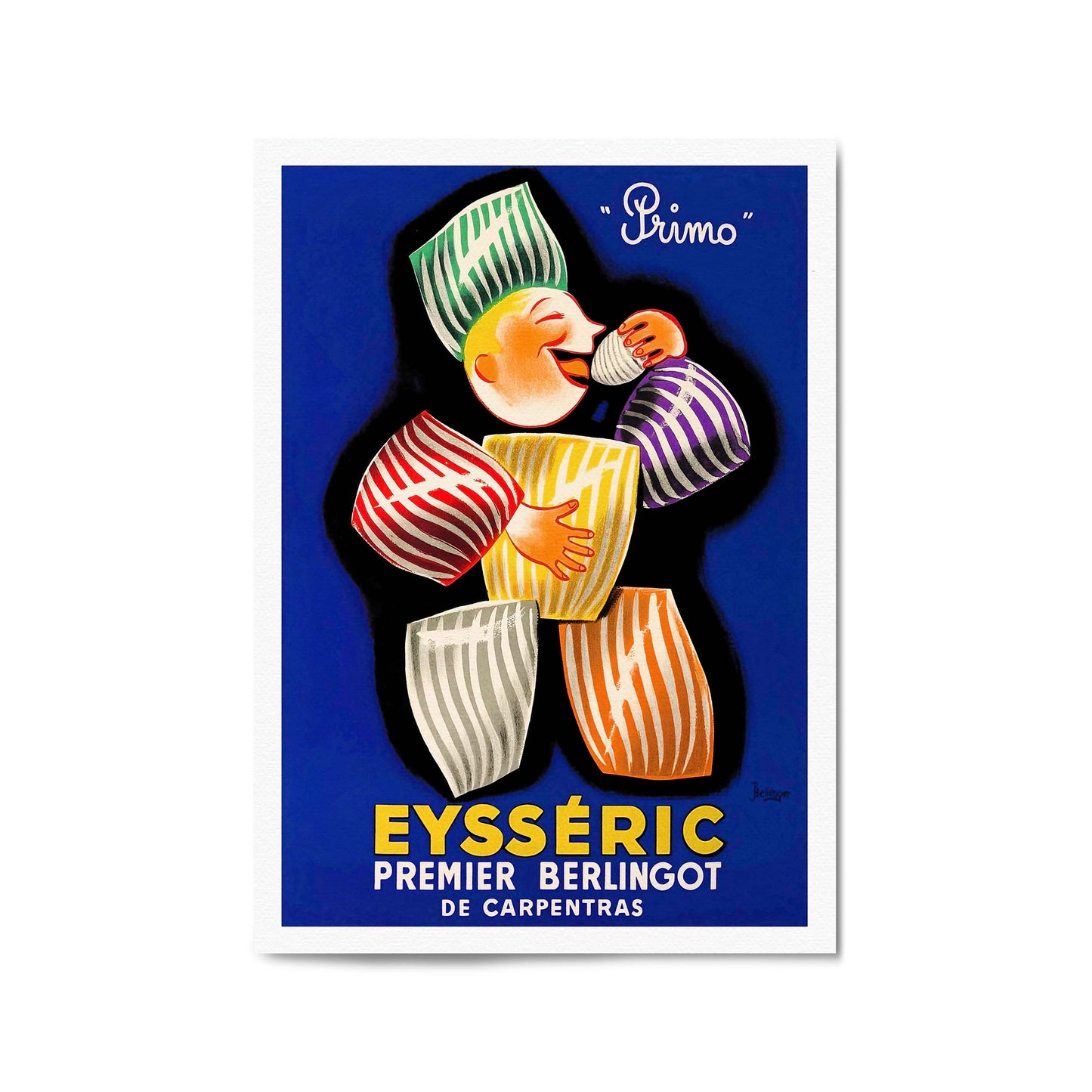 Eysseric French Vintage Food Advert Wall Art - The Affordable Art Company