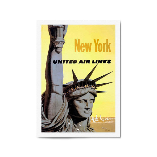 Vintage New York Travel Advert Wall Art - The Affordable Art Company