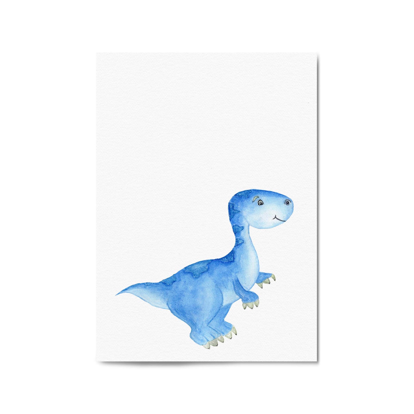 Cute Cartoon Dinosaur Boys Bedroom Wall Art #2 - The Affordable Art Company