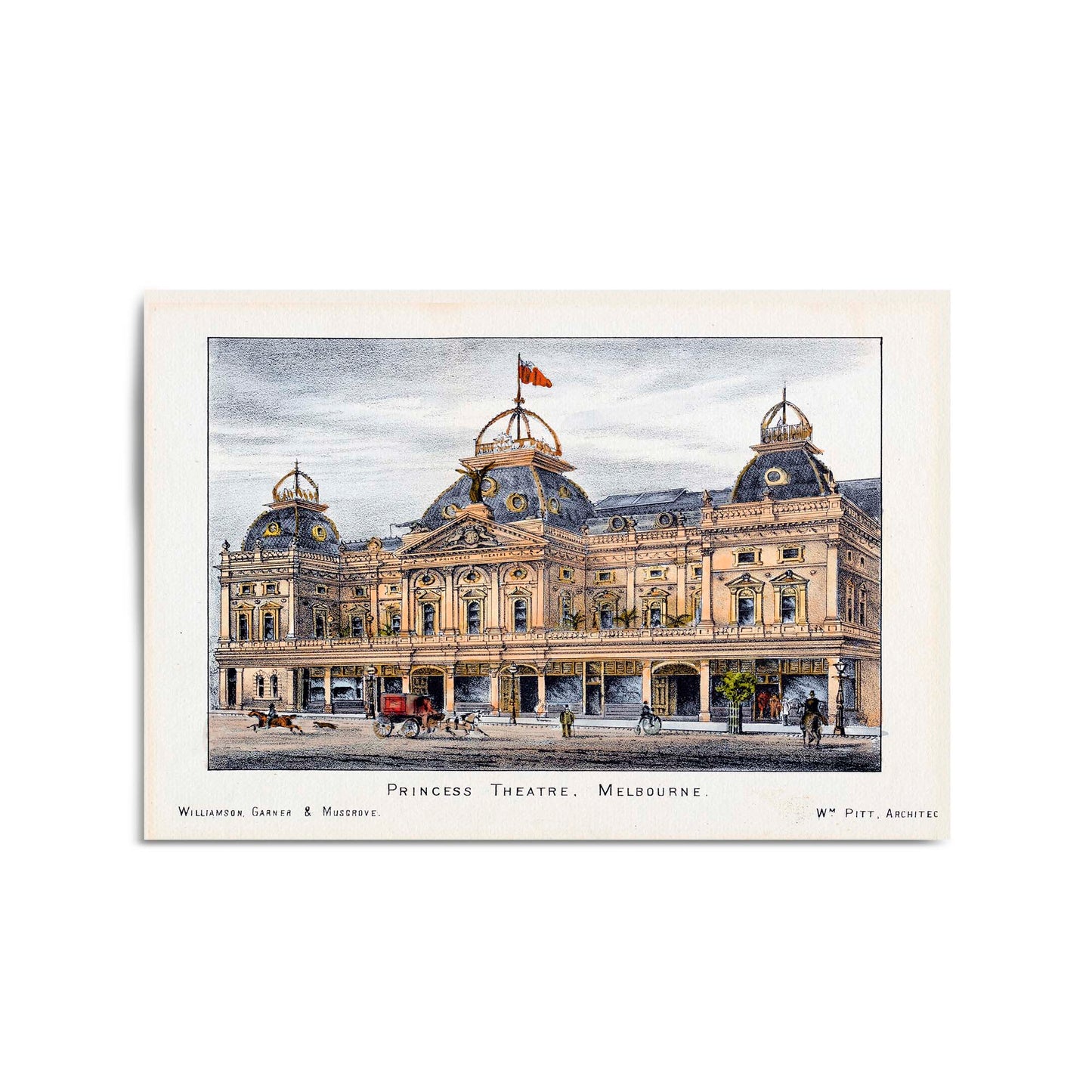 Princess Theatre Melbourne Vintage Wall Art #2 - The Affordable Art Company