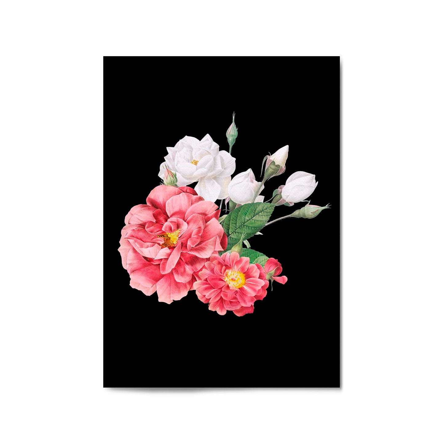 Botanical Flower Painting Floral Kitchen Wall Art #8 - The Affordable Art Company
