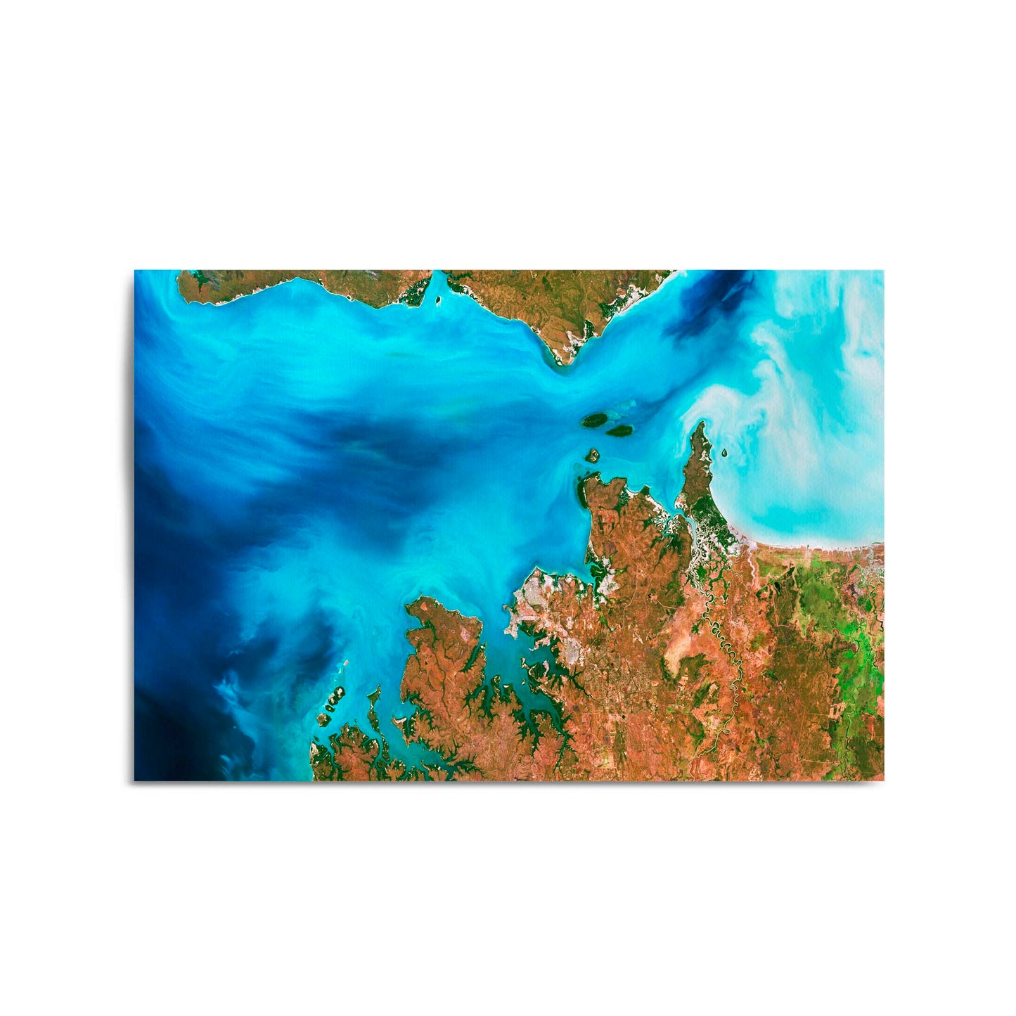 Clarence Strait, Australia Aerial Photograph Wall Art - The Affordable Art Company