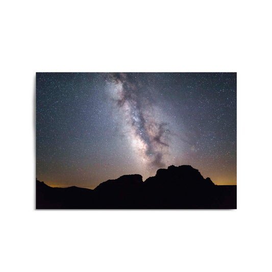 The Milky Way Night Sky Photograph Wall Art - The Affordable Art Company