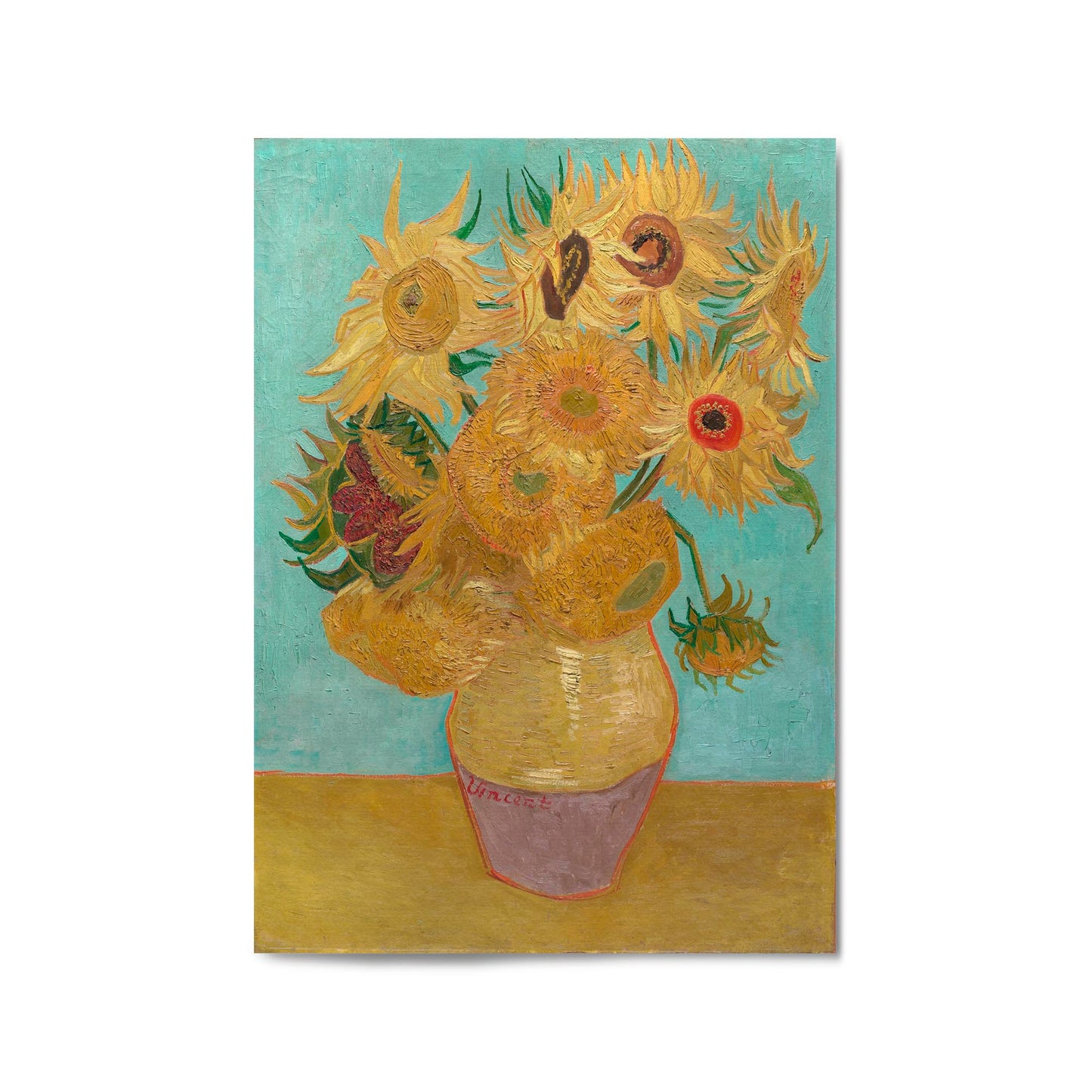 Sunflowers by Vincent Van Gogh Painting Wall Art - The Affordable Art Company