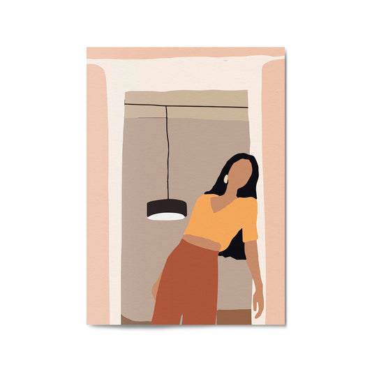 Fashion Minimal Retro Girls Bedroom Wall Art #5 - The Affordable Art Company