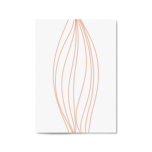 Abstract Line Artwork Minimal Modern Wall Art #2 - The Affordable Art Company