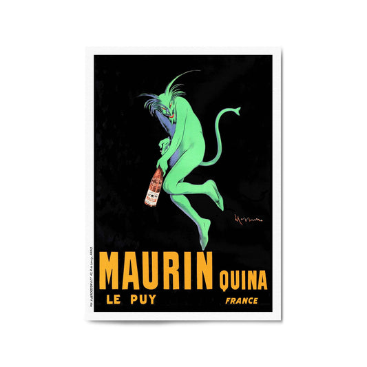 French Maurin Vintage Advert Restaurant Wall Art - The Affordable Art Company