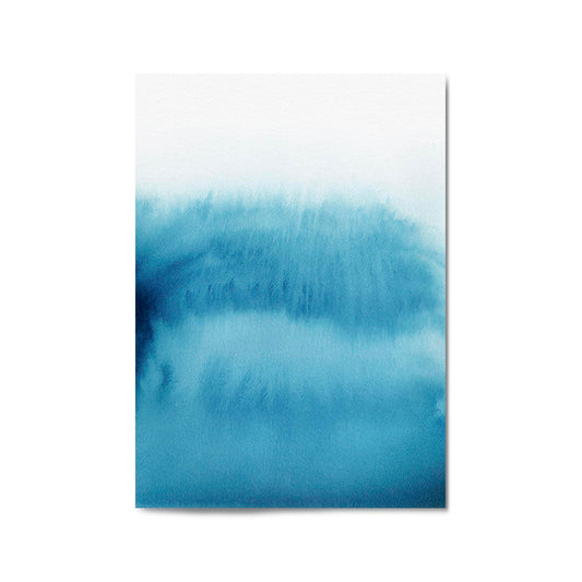 Minimal Blue Painting Abstract Modern Wall Art #12 - The Affordable Art Company