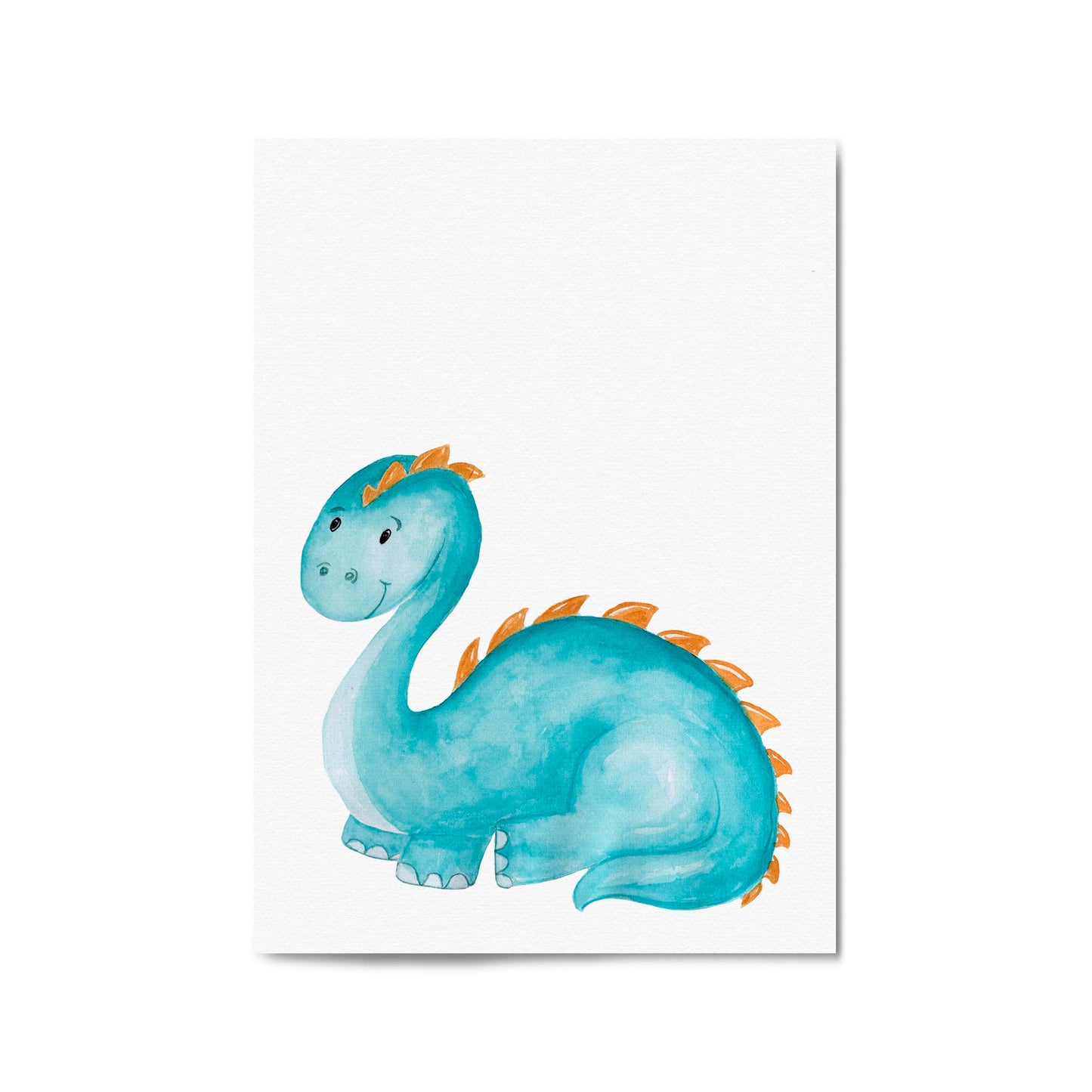 Cute Cartoon Dinosaur Boys Bedroom Wall Art #7 - The Affordable Art Company