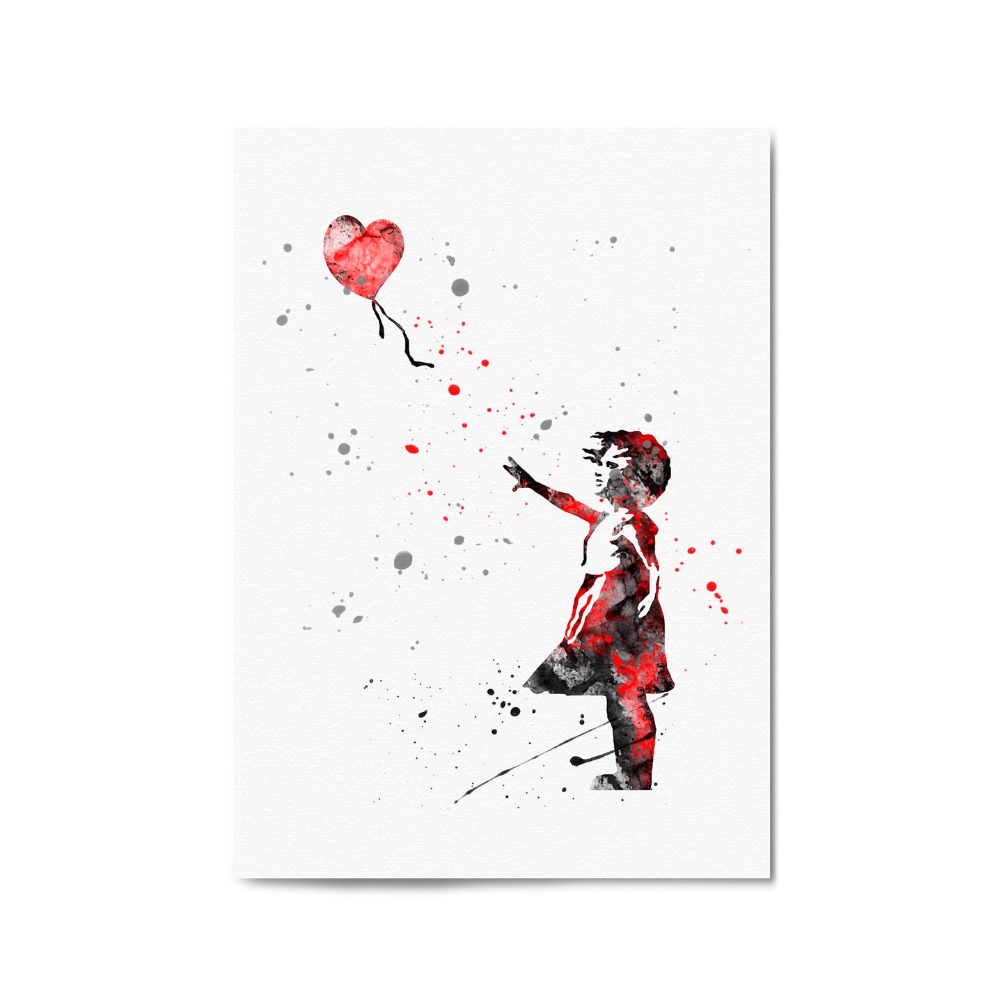 Banksy "Hope" Graffiti Urban Painting Gift Wall Art - The Affordable Art Company
