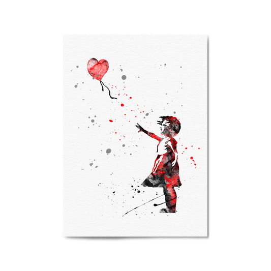 Banksy "Hope" Graffiti Urban Painting Gift Wall Art - The Affordable Art Company