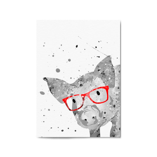 Cute Pig Nursery Cartoon Animal Baby Wall Art - The Affordable Art Company