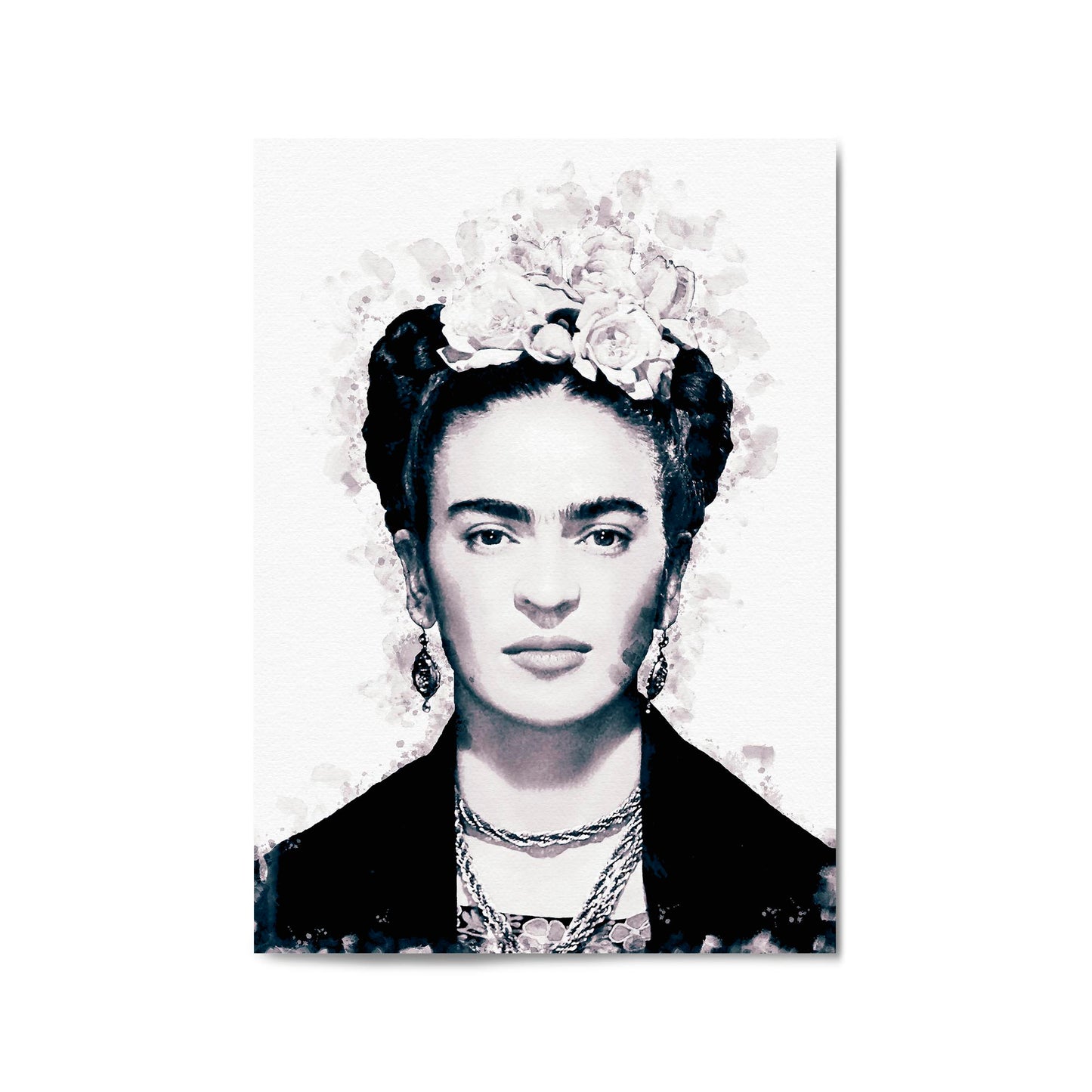 Minimal Frida Kahlo Fashion Girls Bedroom Wall Art - The Affordable Art Company