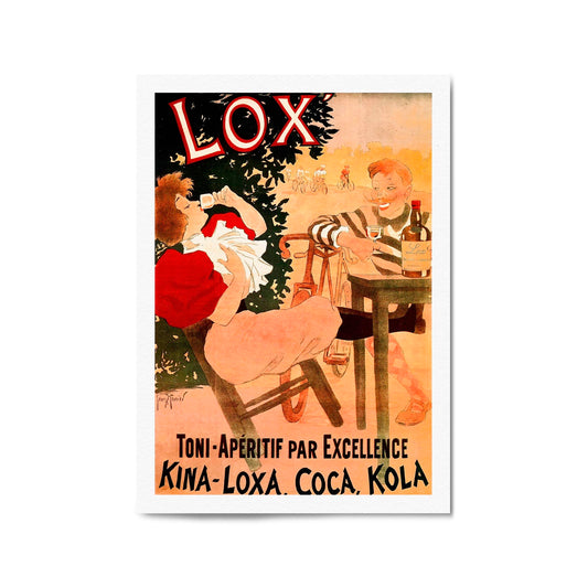 Lox Coca Vintage Advert Cafe Restaurant Wall Art - The Affordable Art Company