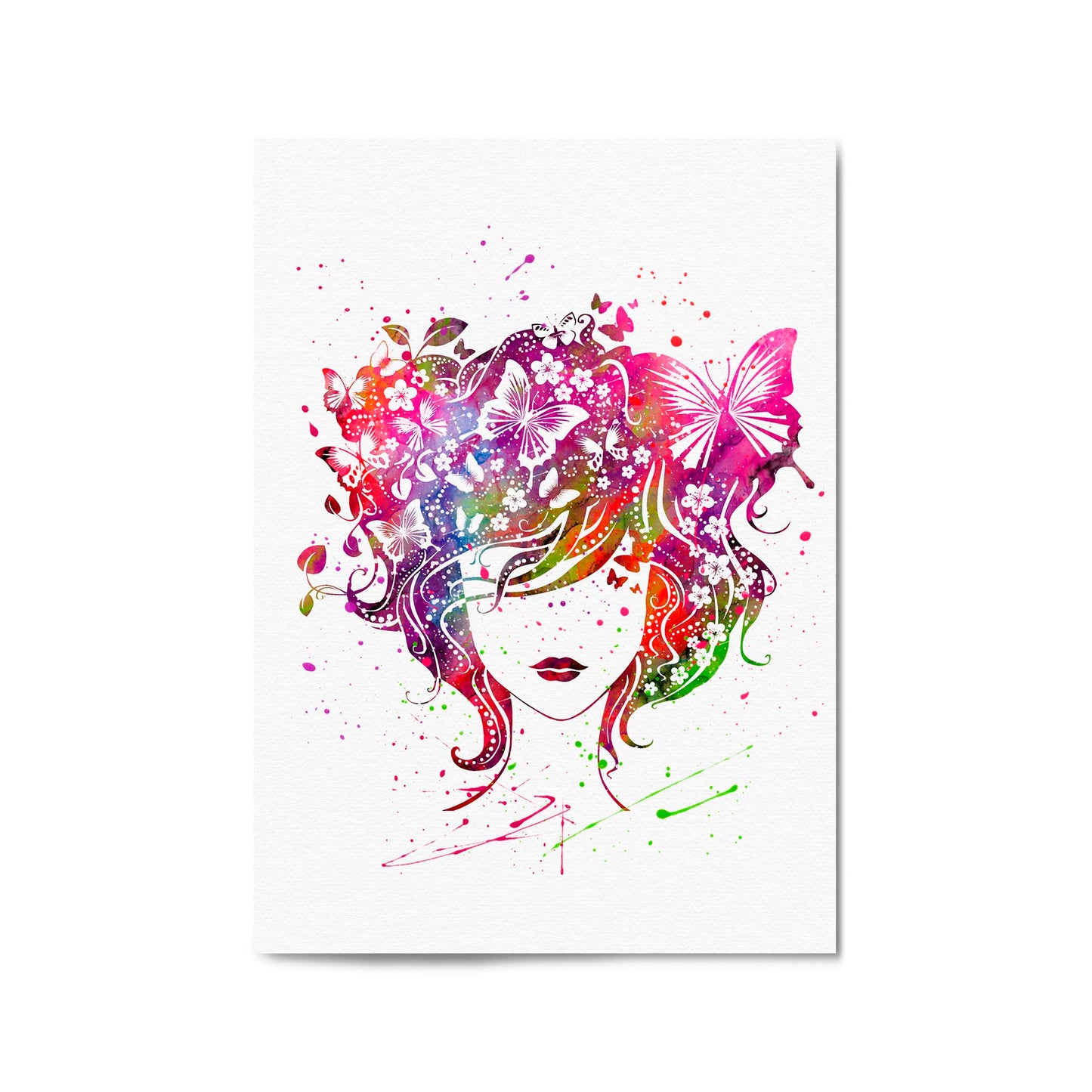 Boho Chic Fashion Girls Bedroom Wall Art - The Affordable Art Company
