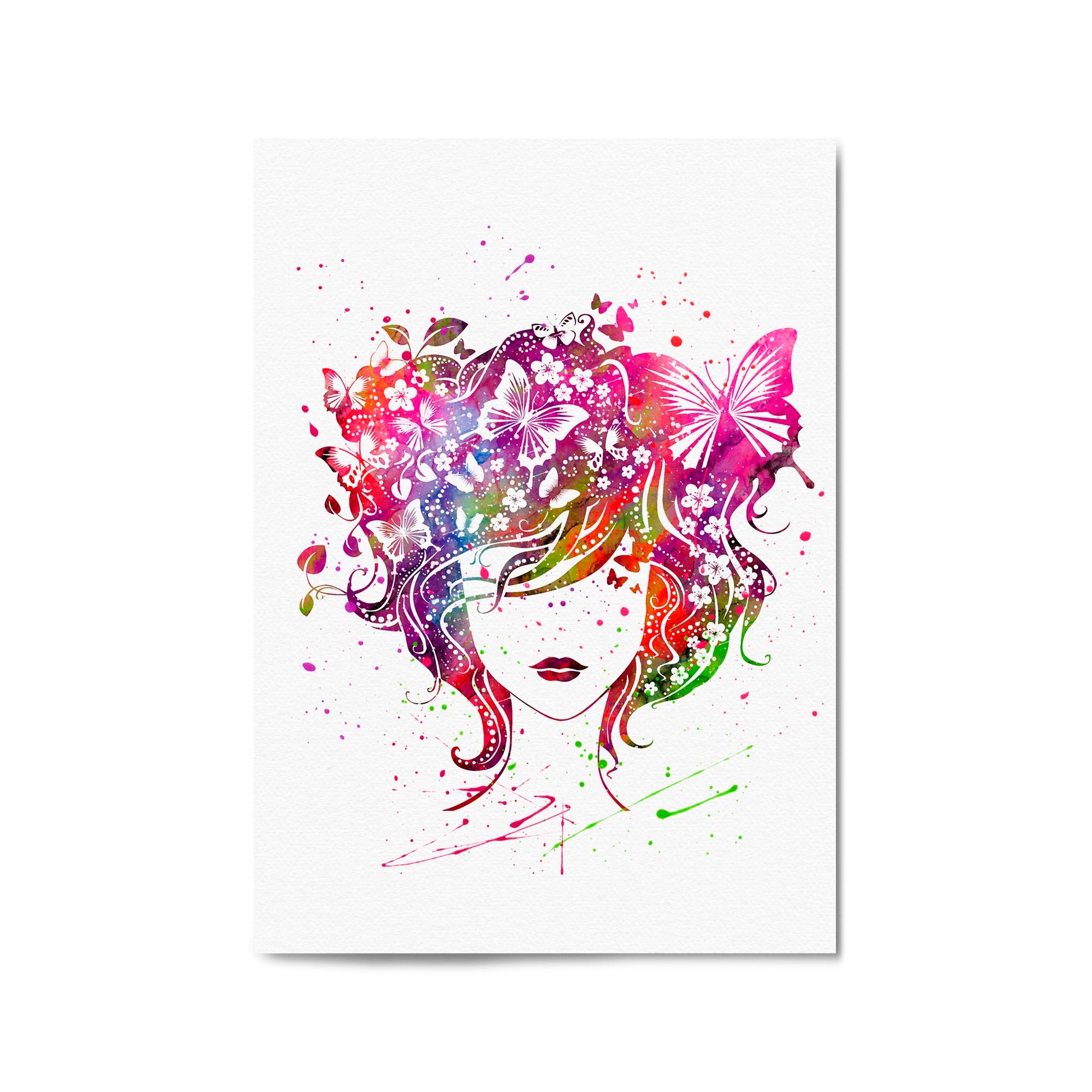 Boho Chic Fashion Girls Bedroom Wall Art - The Affordable Art Company