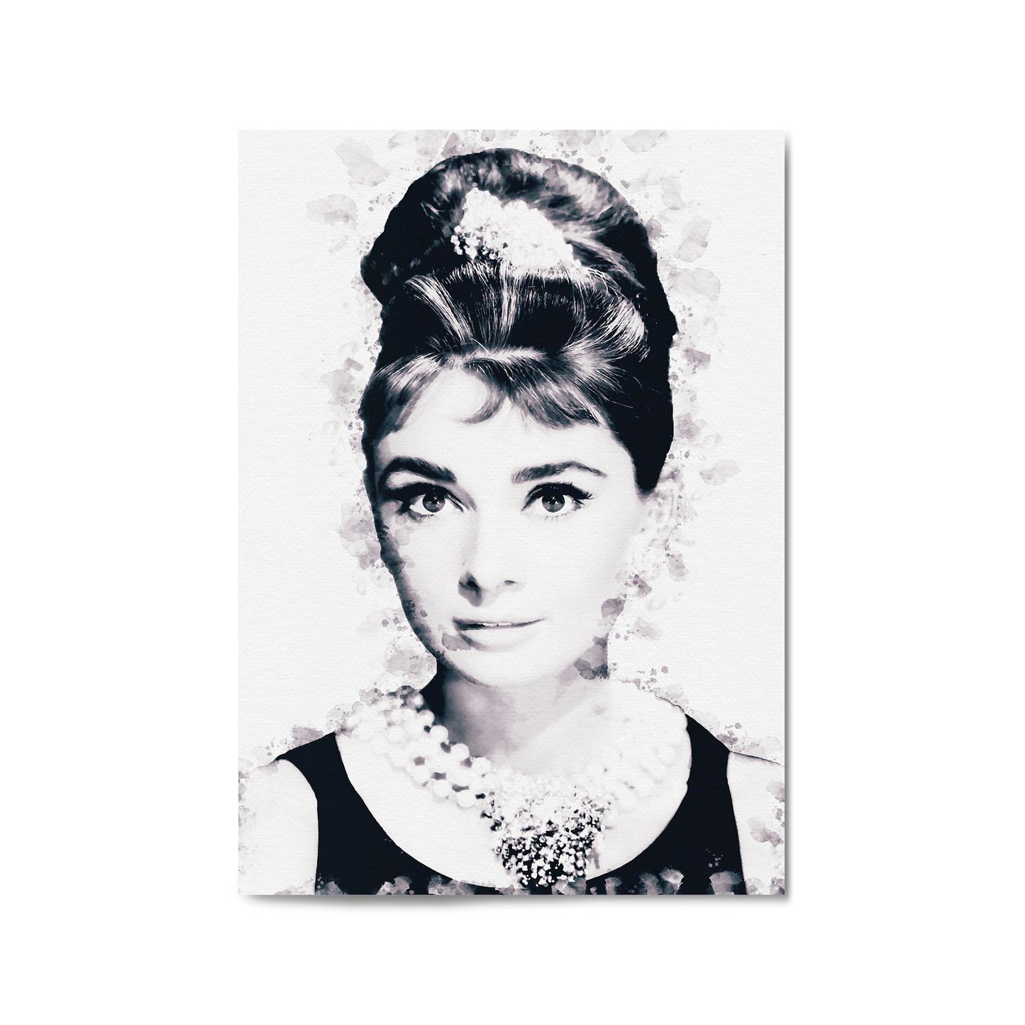 Audrey Hepburn Fashion Minimal Bedroom Wall Art #7 - The Affordable Art Company