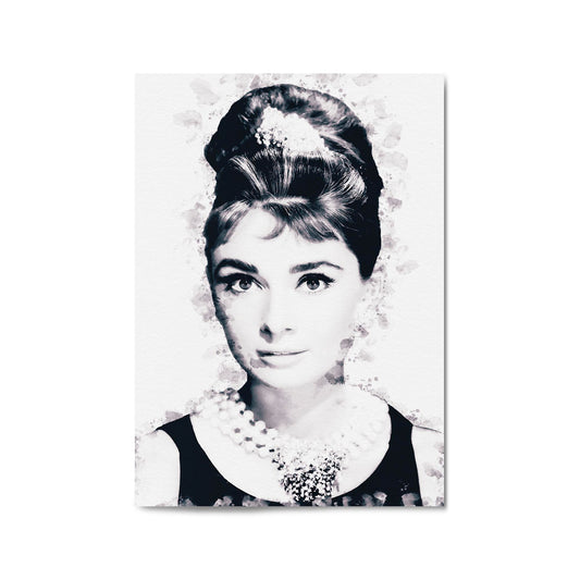 Audrey Hepburn Fashion Minimal Bedroom Wall Art #7 - The Affordable Art Company