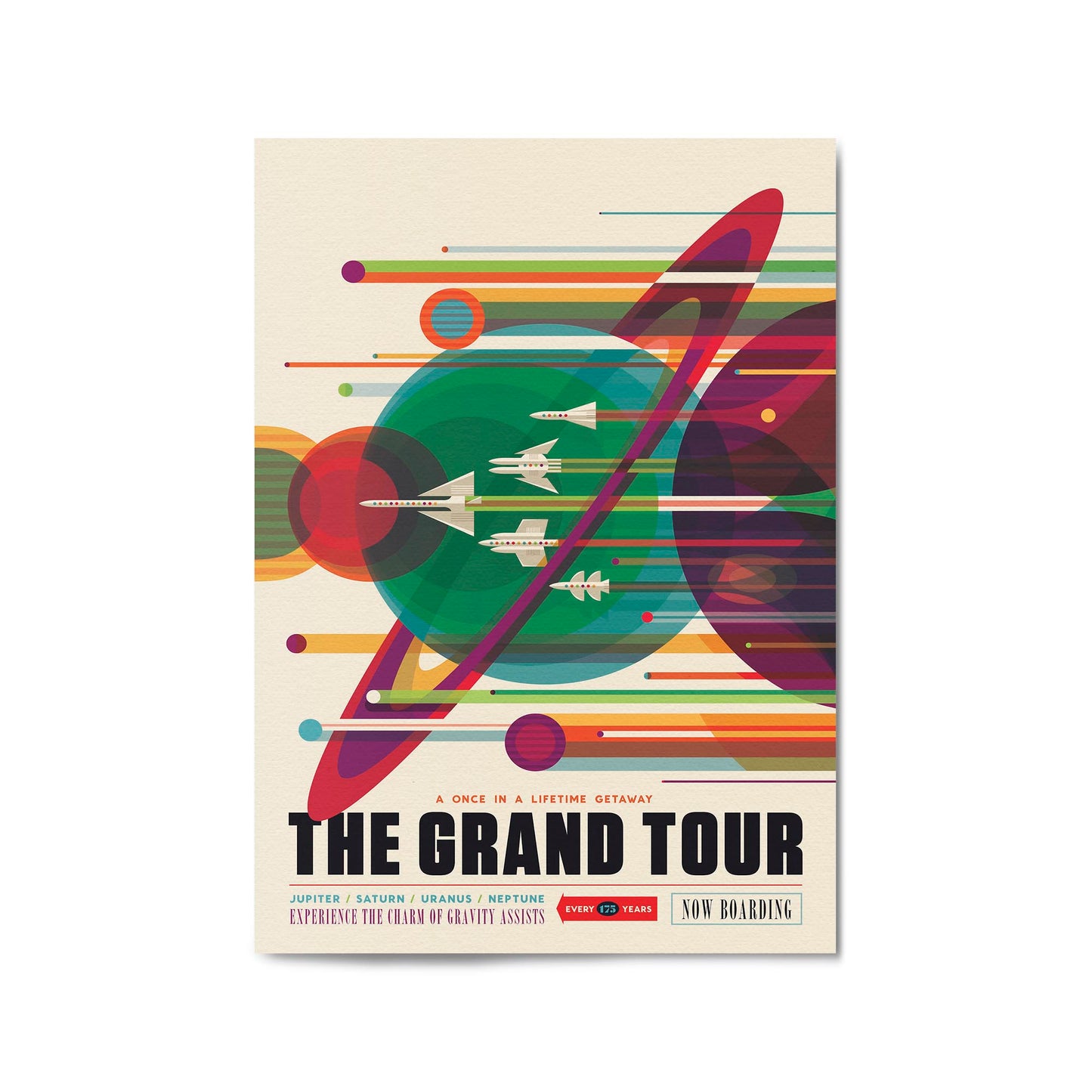 The Grand Tour NASA Space Science Wall Art - The Affordable Art Company