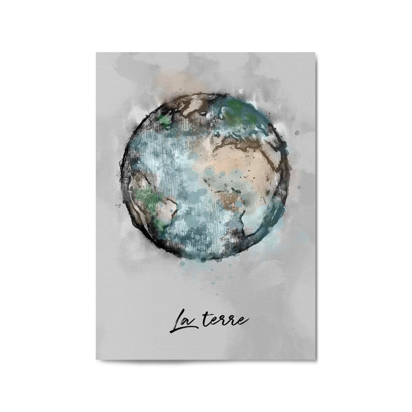 The Earth Space Science Painting Wall Art - The Affordable Art Company