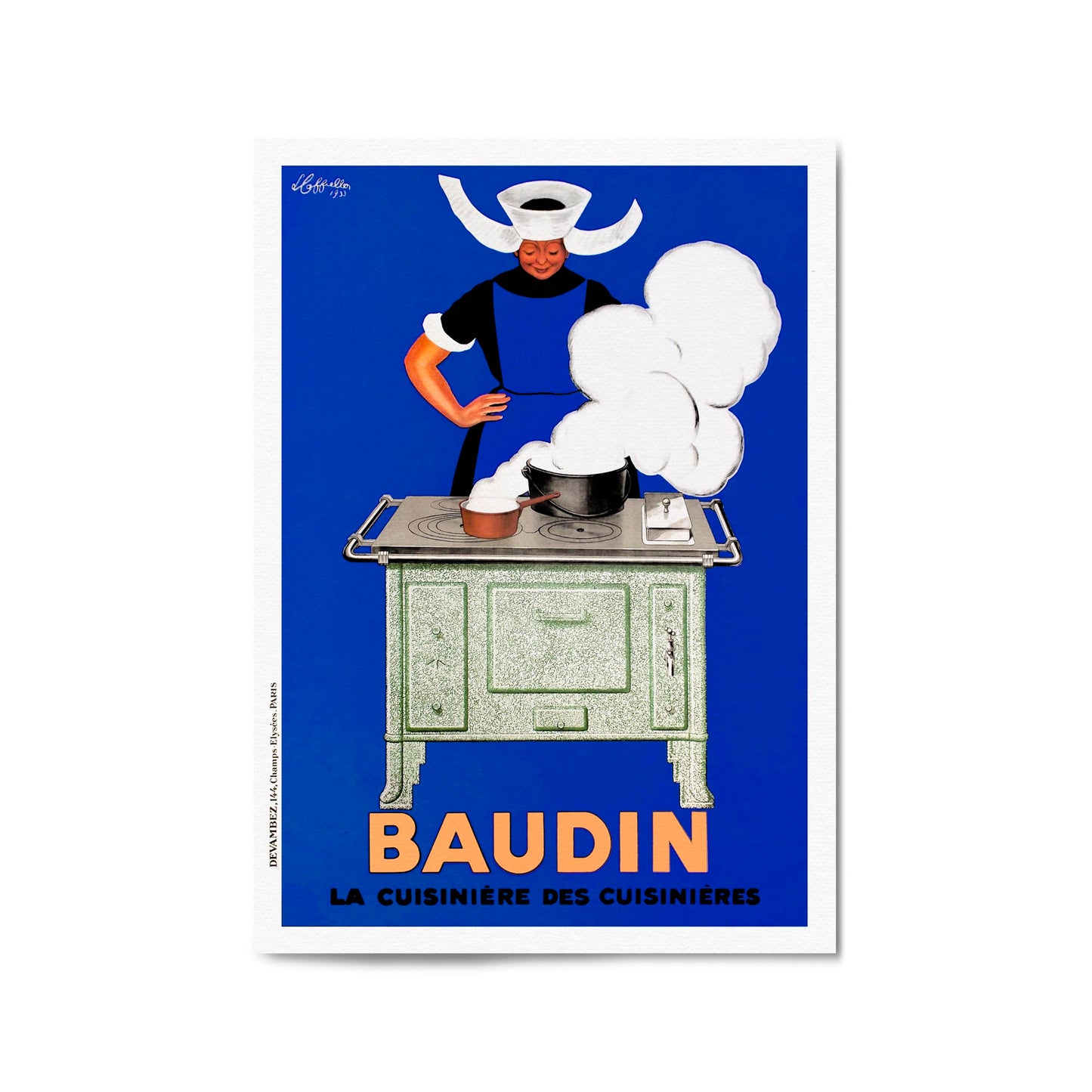 Baudin Vintage Advert Wall Art - The Affordable Art Company