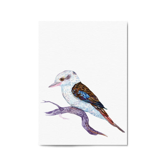 Kookaburra Australian Bird Nursery Painting Wall Art - The Affordable Art Company