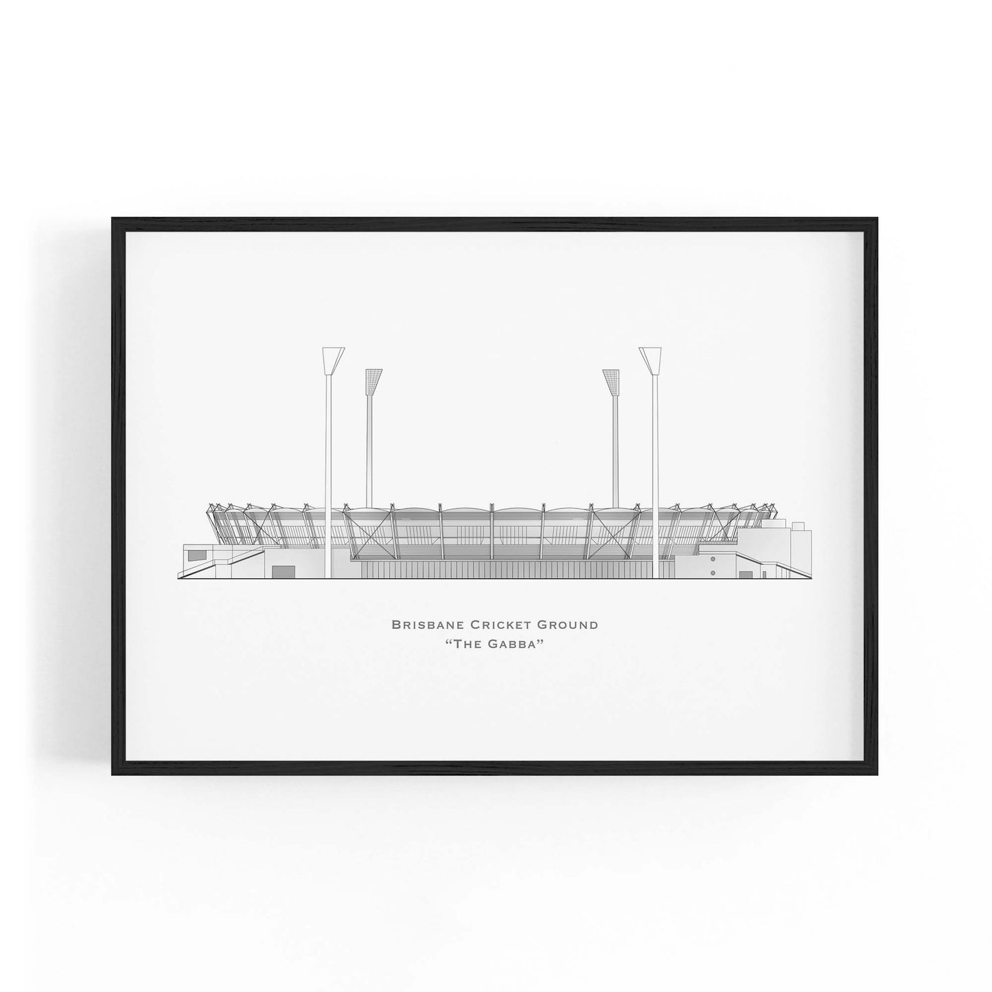 Brisbane Cricket Ground "The Gabba" Original Wall Art - The Affordable Art Company