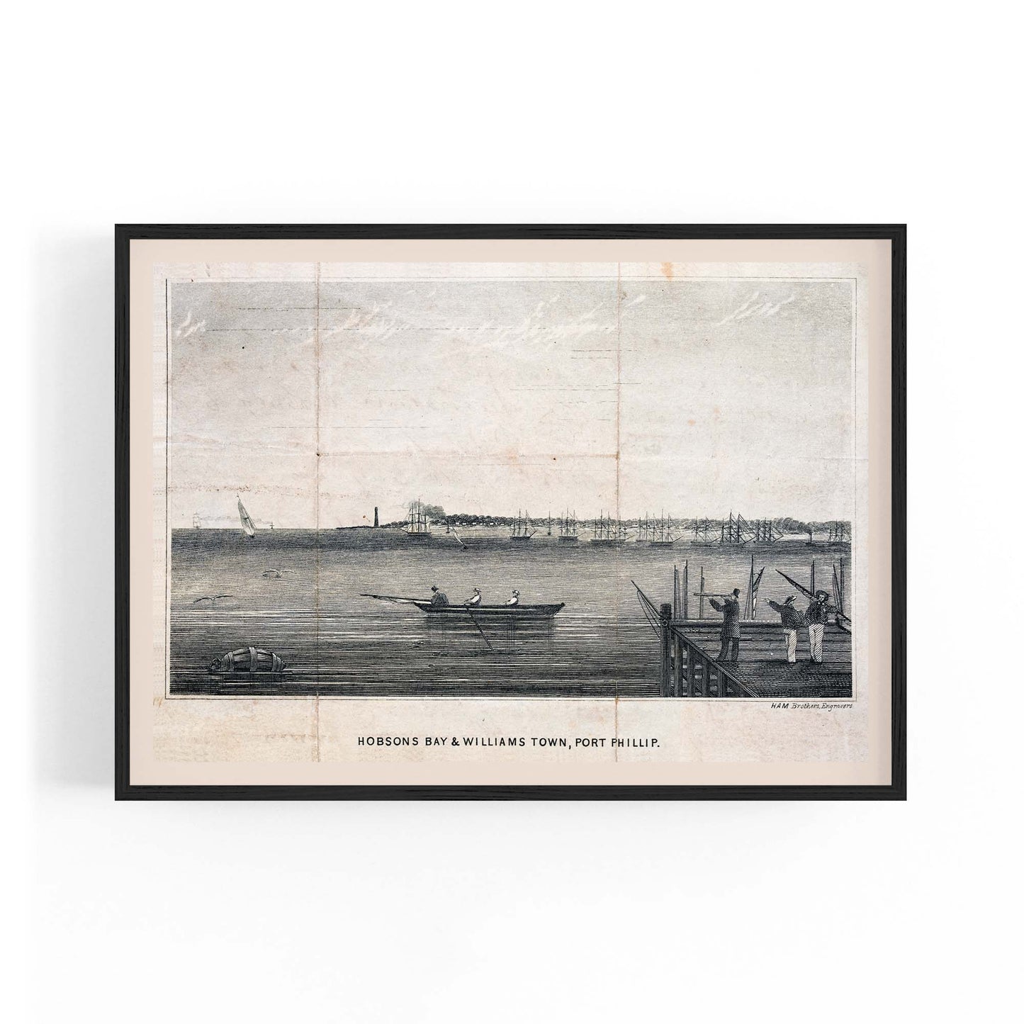 Williamstown, Melbourne Vintage Wall Art - The Affordable Art Company