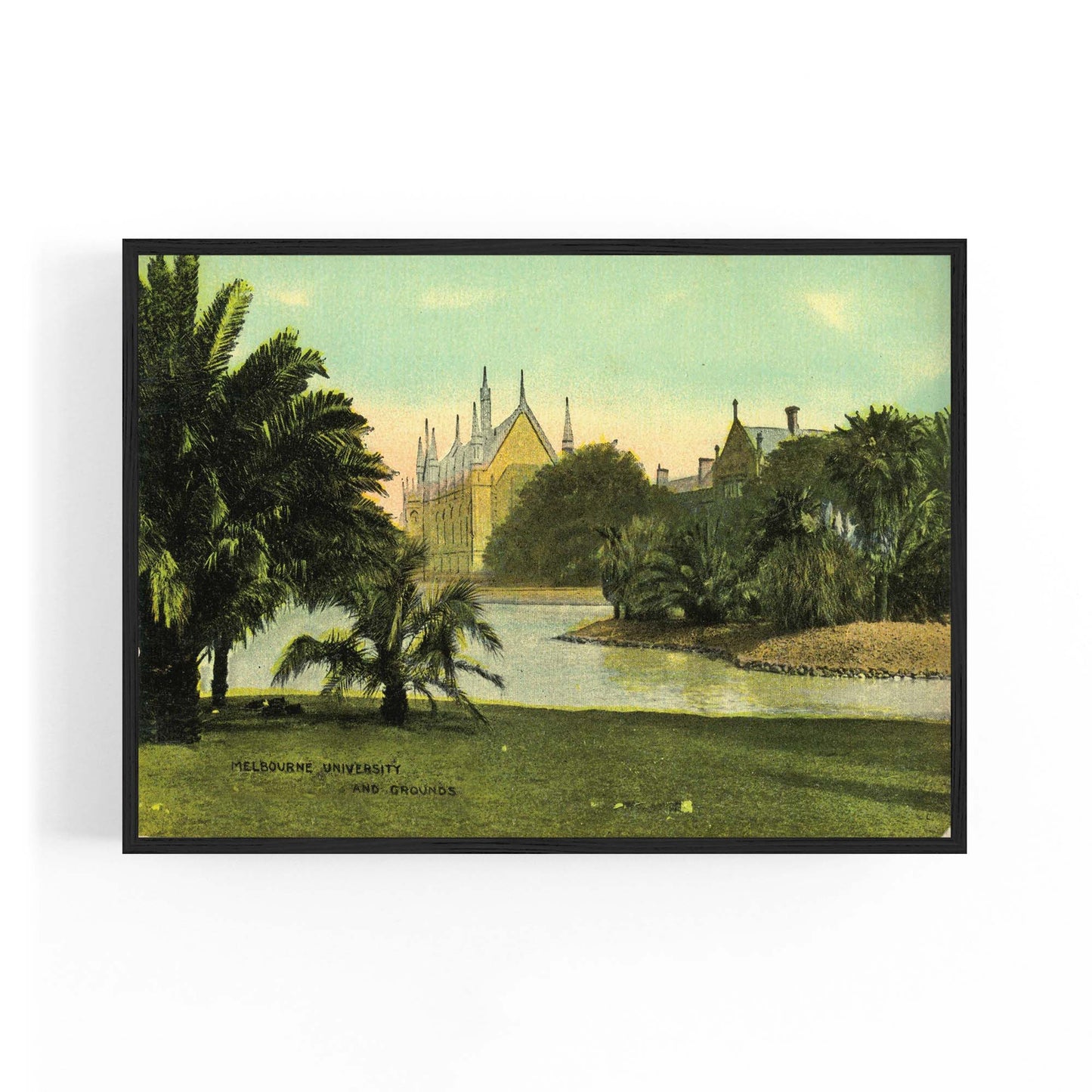 Melbourne University Vintage Artwork Wall Art - The Affordable Art Company