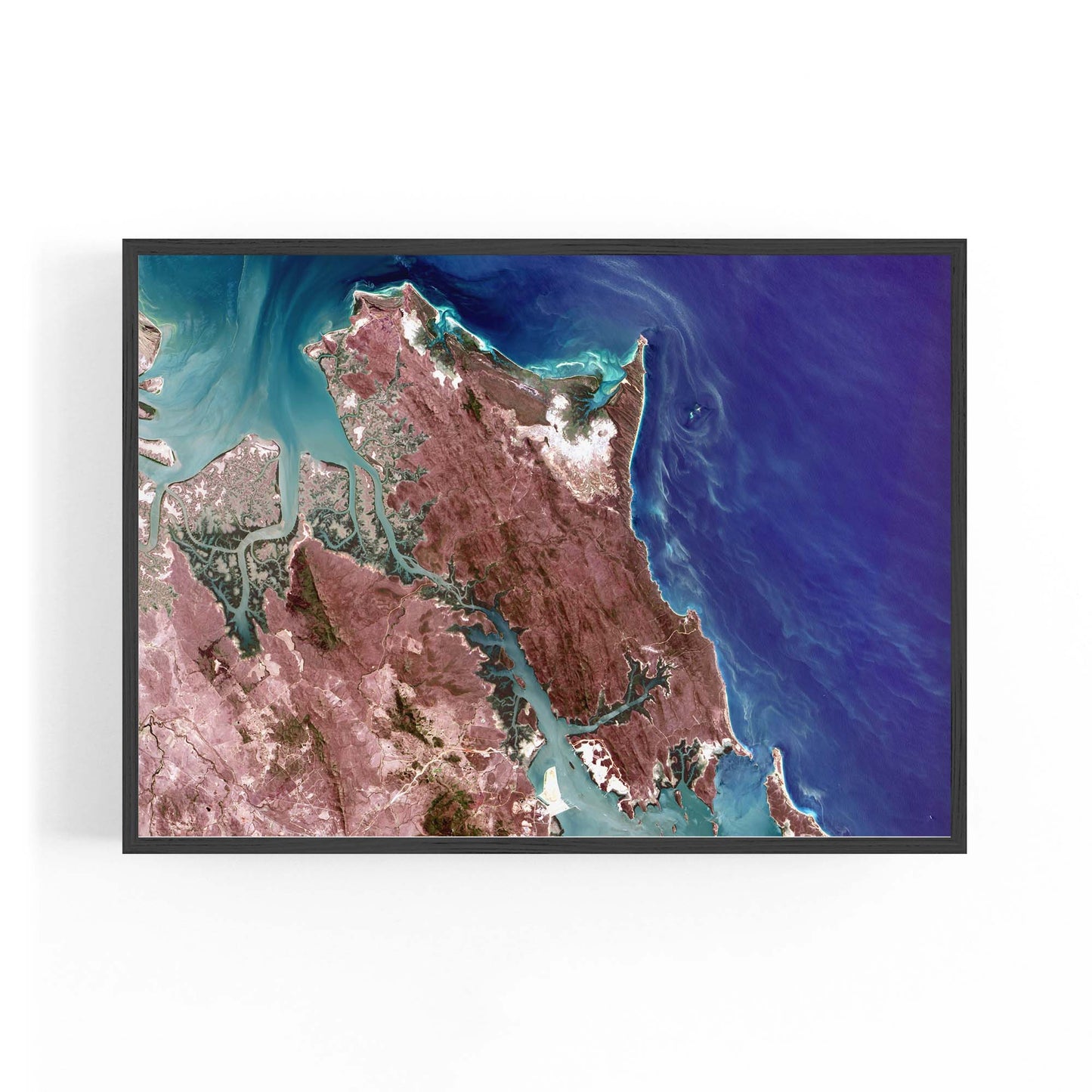 Cape Capricorn Aerial Photograph Australia Wall Art - The Affordable Art Company