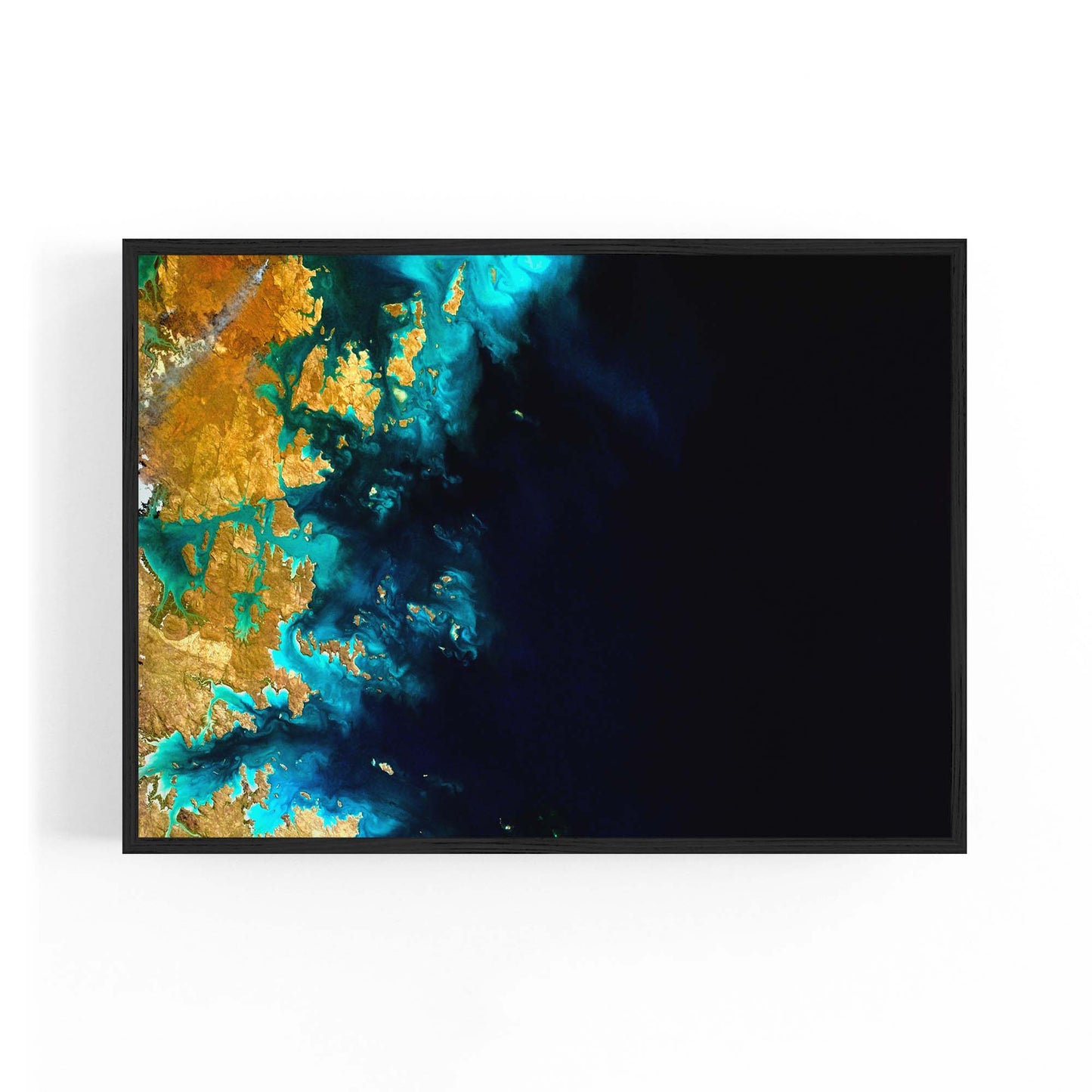 Northwesten Australia Aerial Photograph Wall Art - The Affordable Art Company