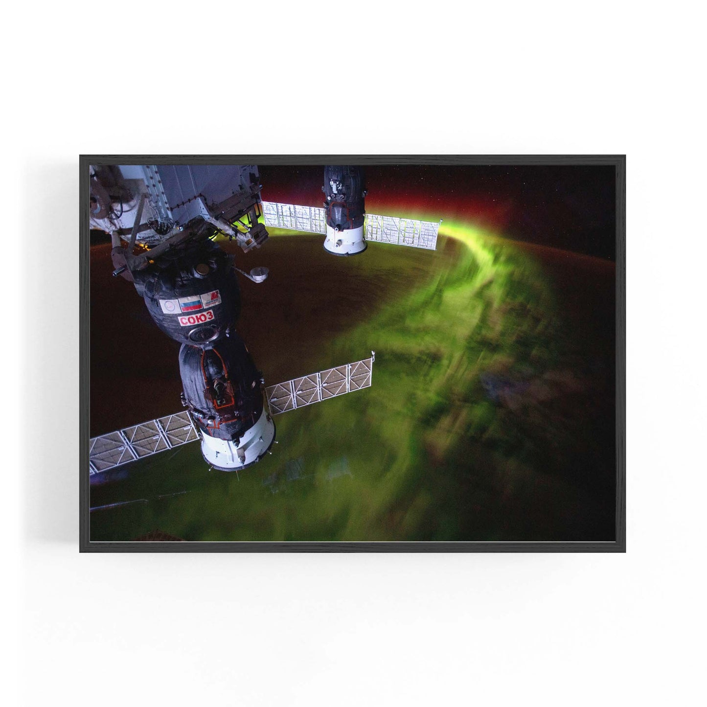 Aurora Australis Photograph Space Wall Art - The Affordable Art Company