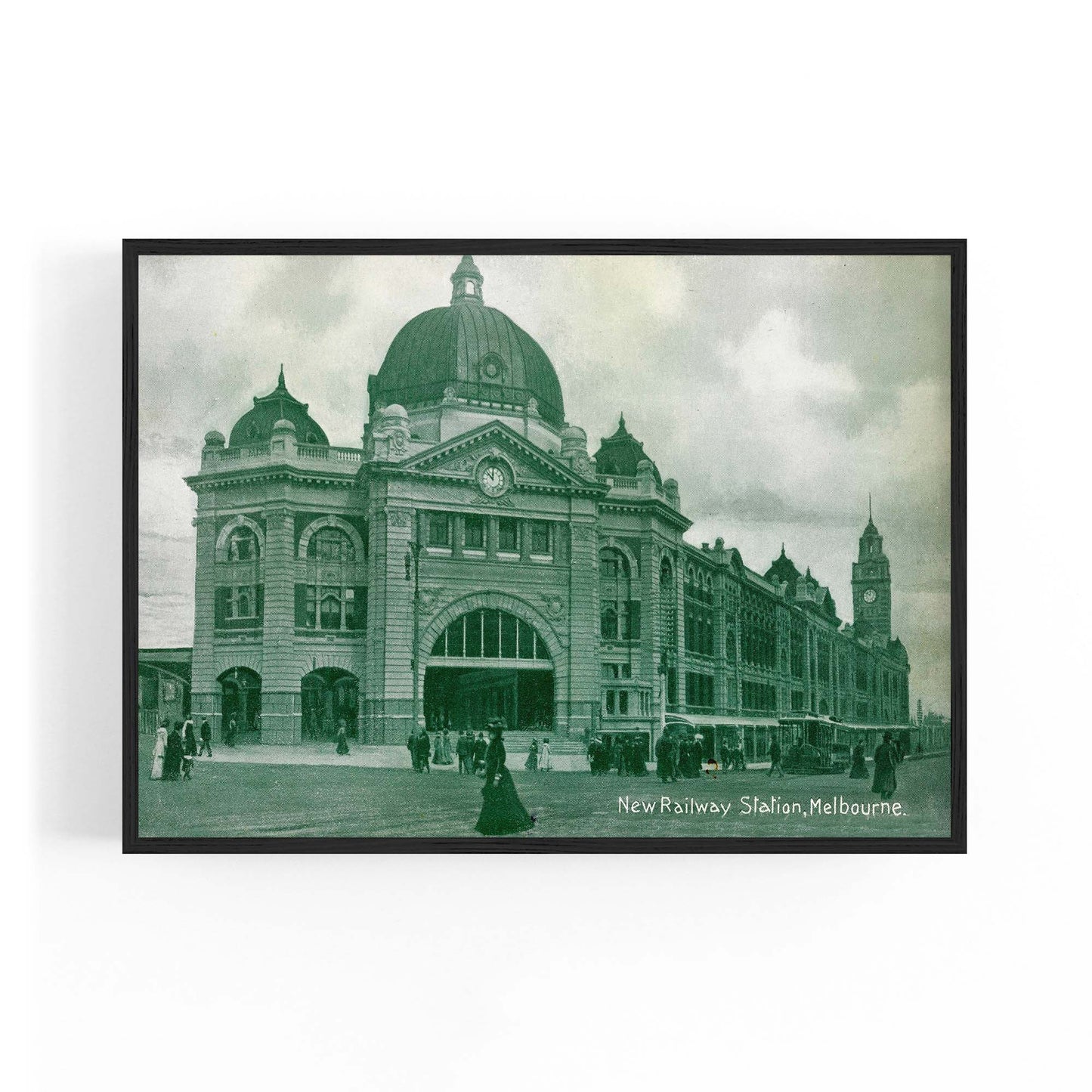 Flinders St Station Melbourne Vintage Photograph Art #4 - The Affordable Art Company