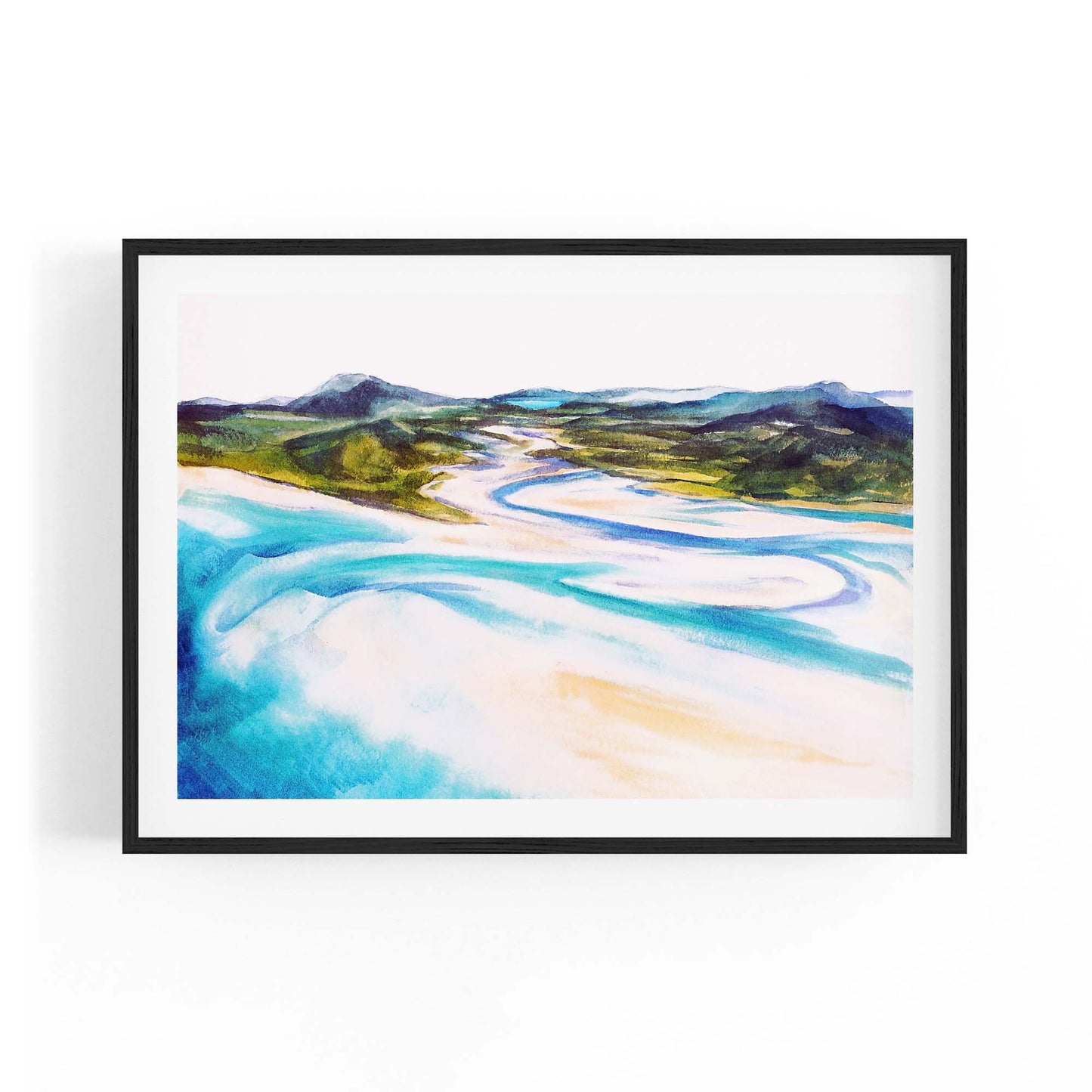 Whitsunday Island Australia Painting Wall Art - The Affordable Art Company