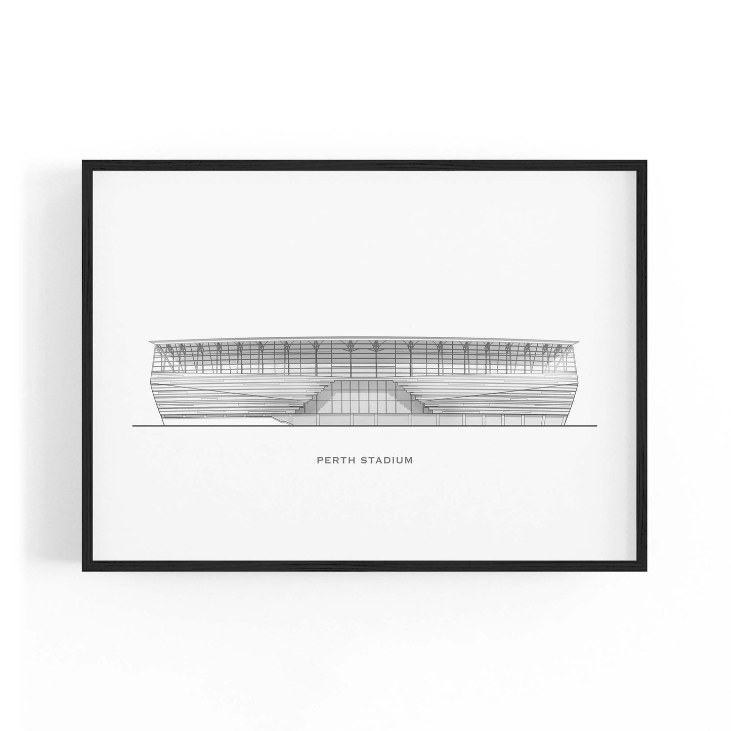 Perth Stadium Original Wall Art - The Affordable Art Company