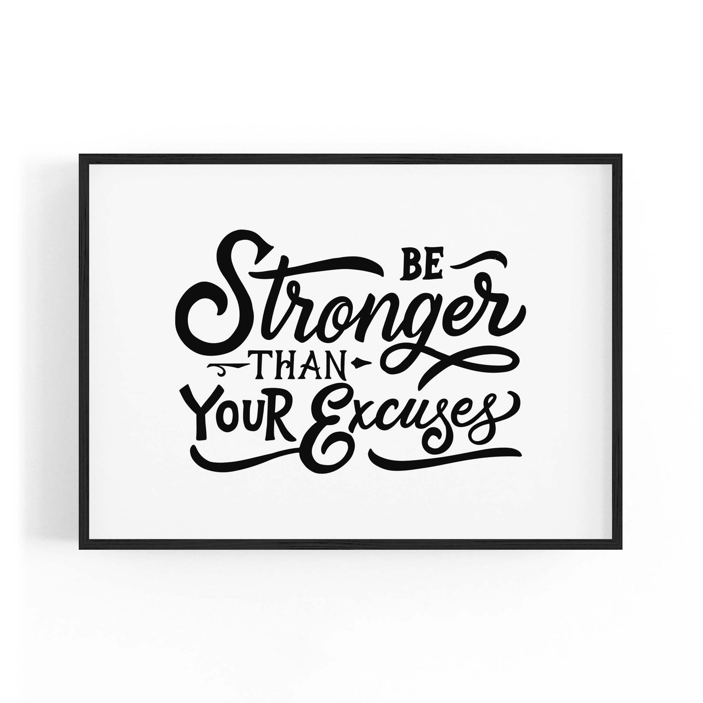 Gym Motivational Quote Fitness Wall Art #2 - The Affordable Art Company