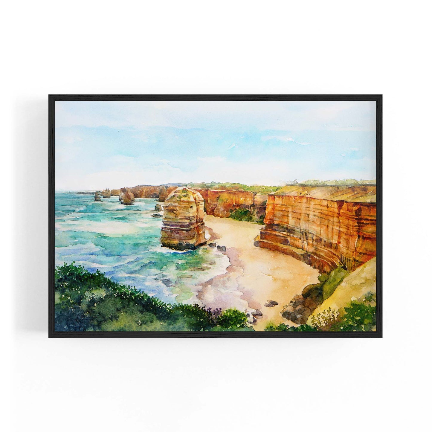 12 Apostles Victoria Melbourne Painting Wall Art - The Affordable Art Company