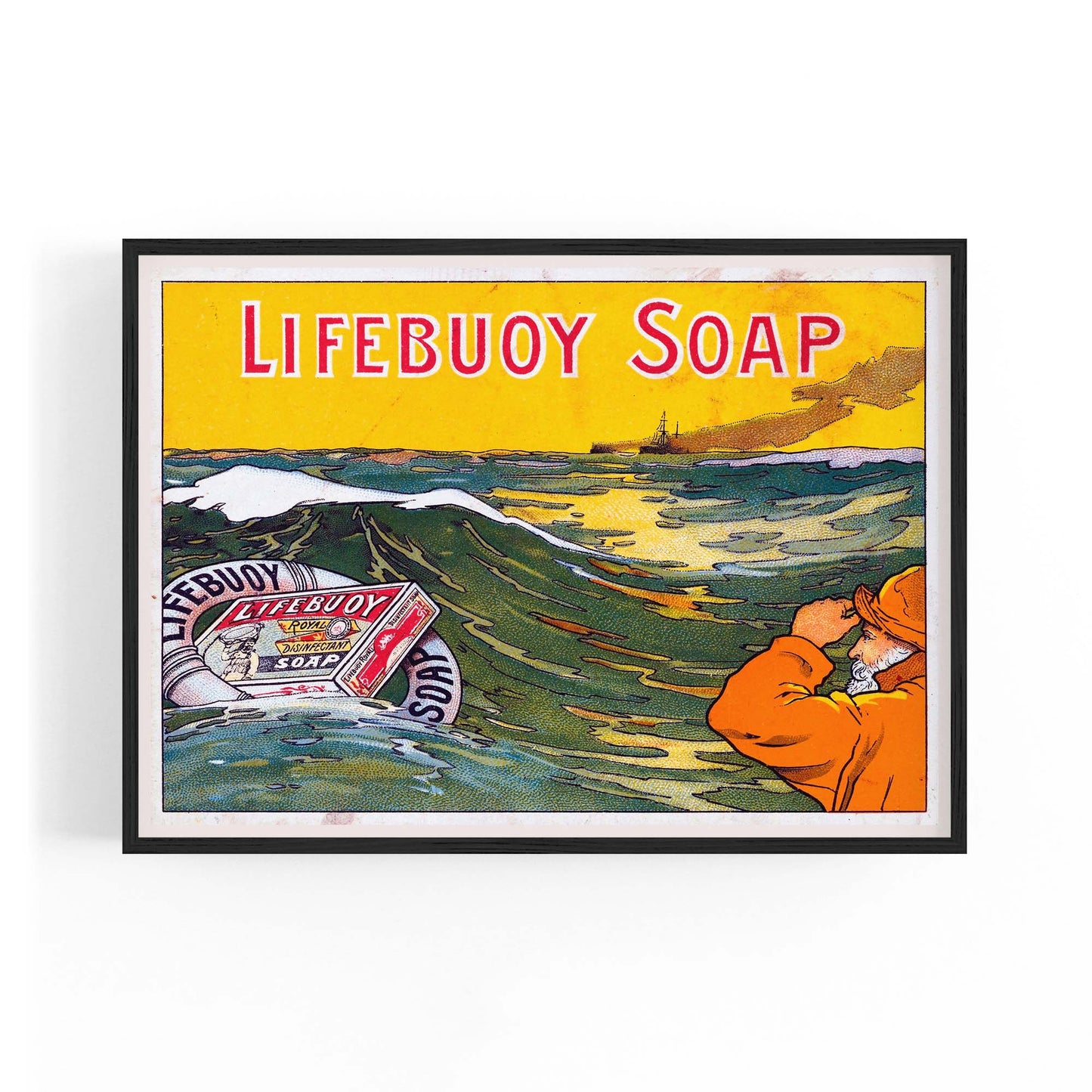 Lifebuoy Soap Laundry Vintage Advert Wall Art - The Affordable Art Company