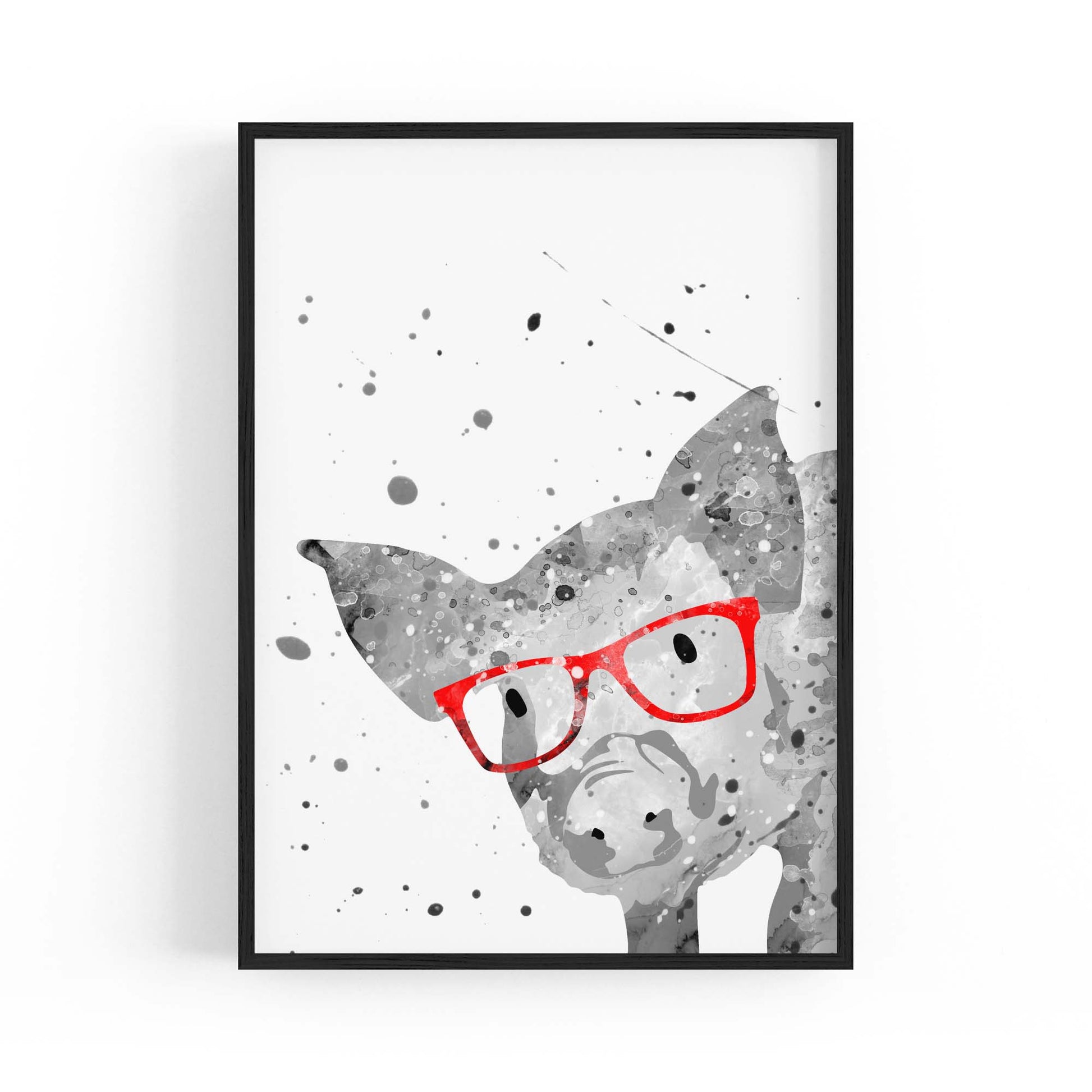 Cute Pig Nursery Cartoon Animal Baby Wall Art - The Affordable Art Company