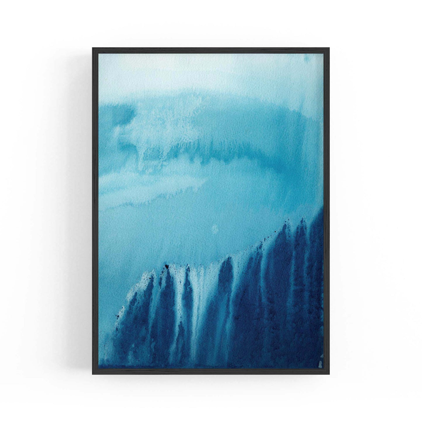 Minimal Blue Painting Abstract Modern Wall Art #13 - The Affordable Art Company