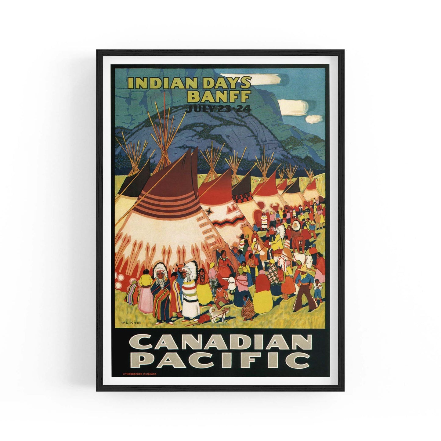 Canadian Pacific Vintage Shipping Advert Wall Art #5 - The Affordable Art Company