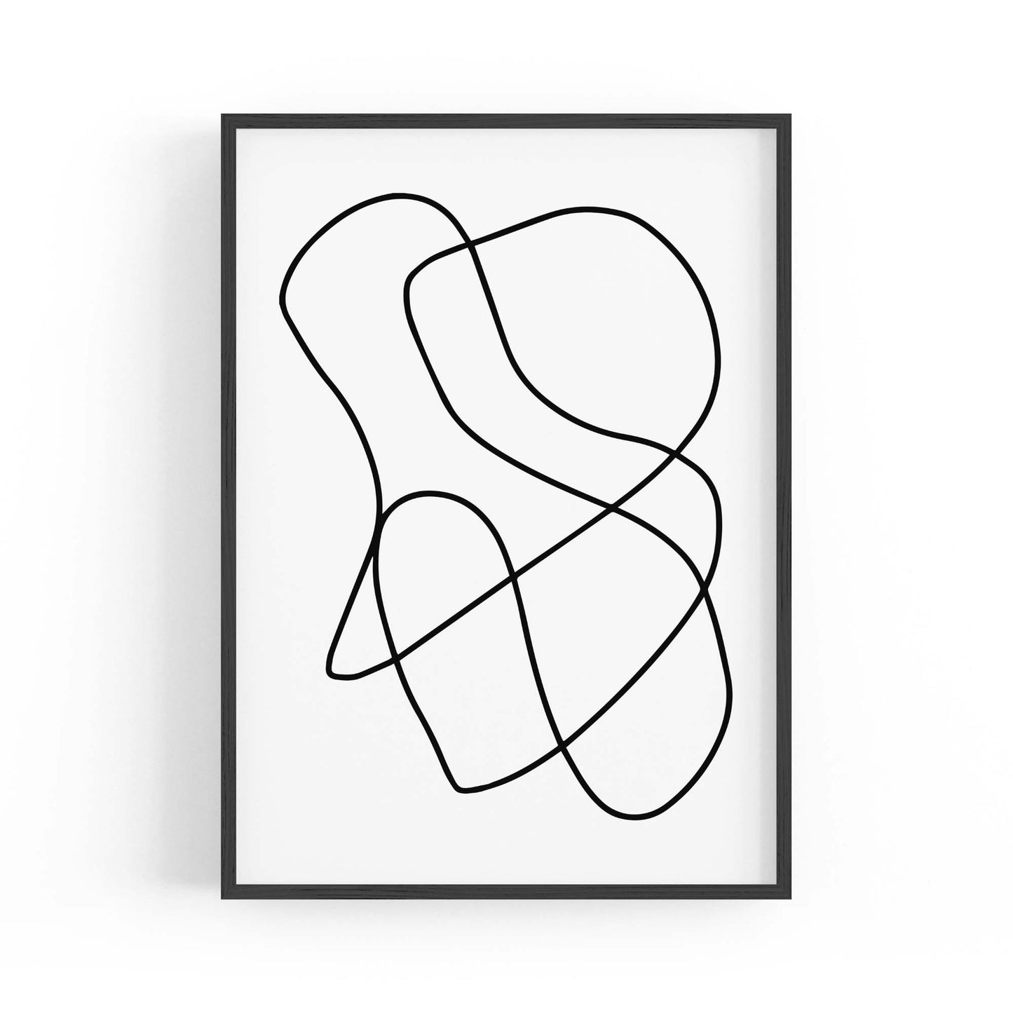 Minimal Abstract Modern Line Artwork Wall Art #5 - The Affordable Art Company