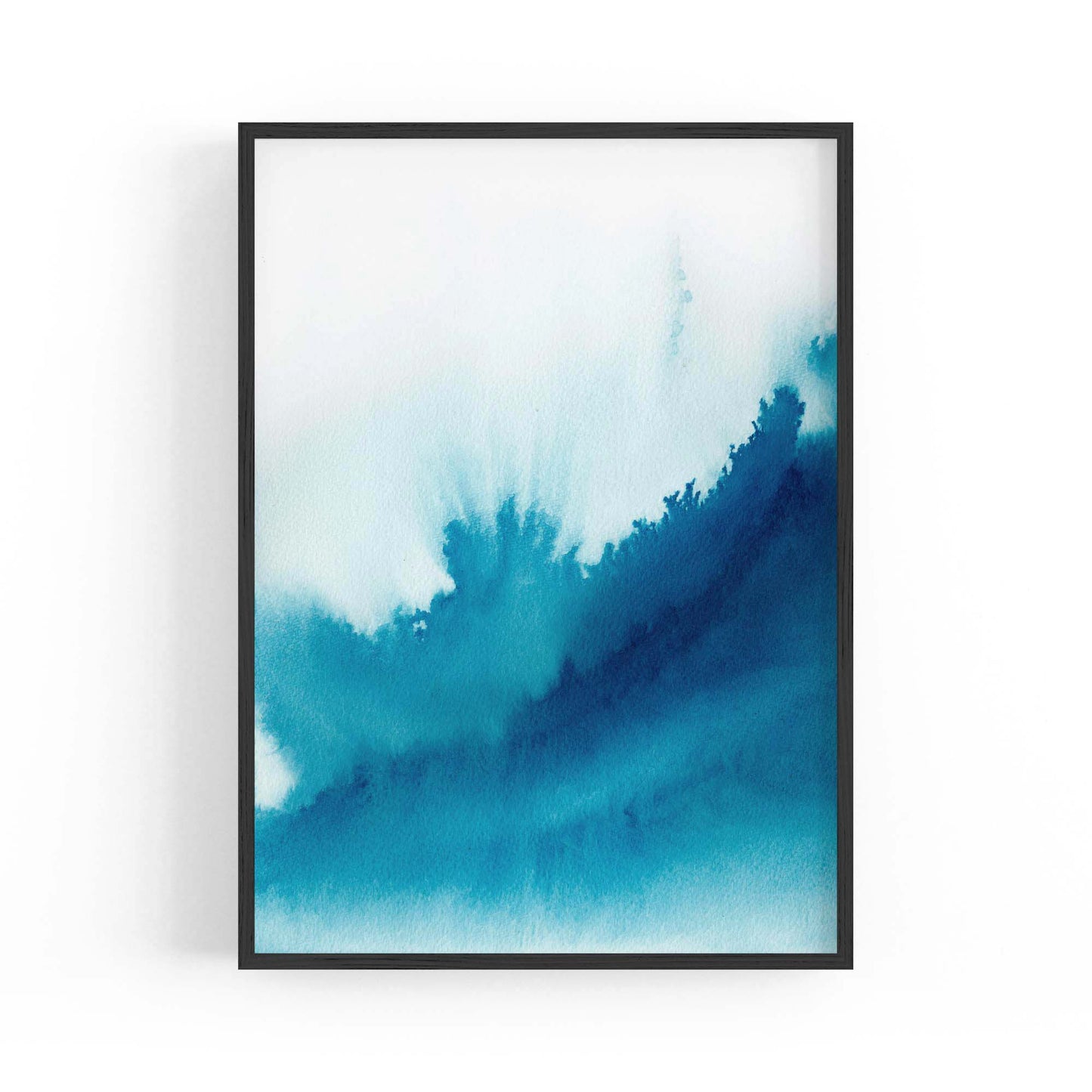 Minimal Blue Painting Abstract Modern Wall Art #15 - The Affordable Art Company