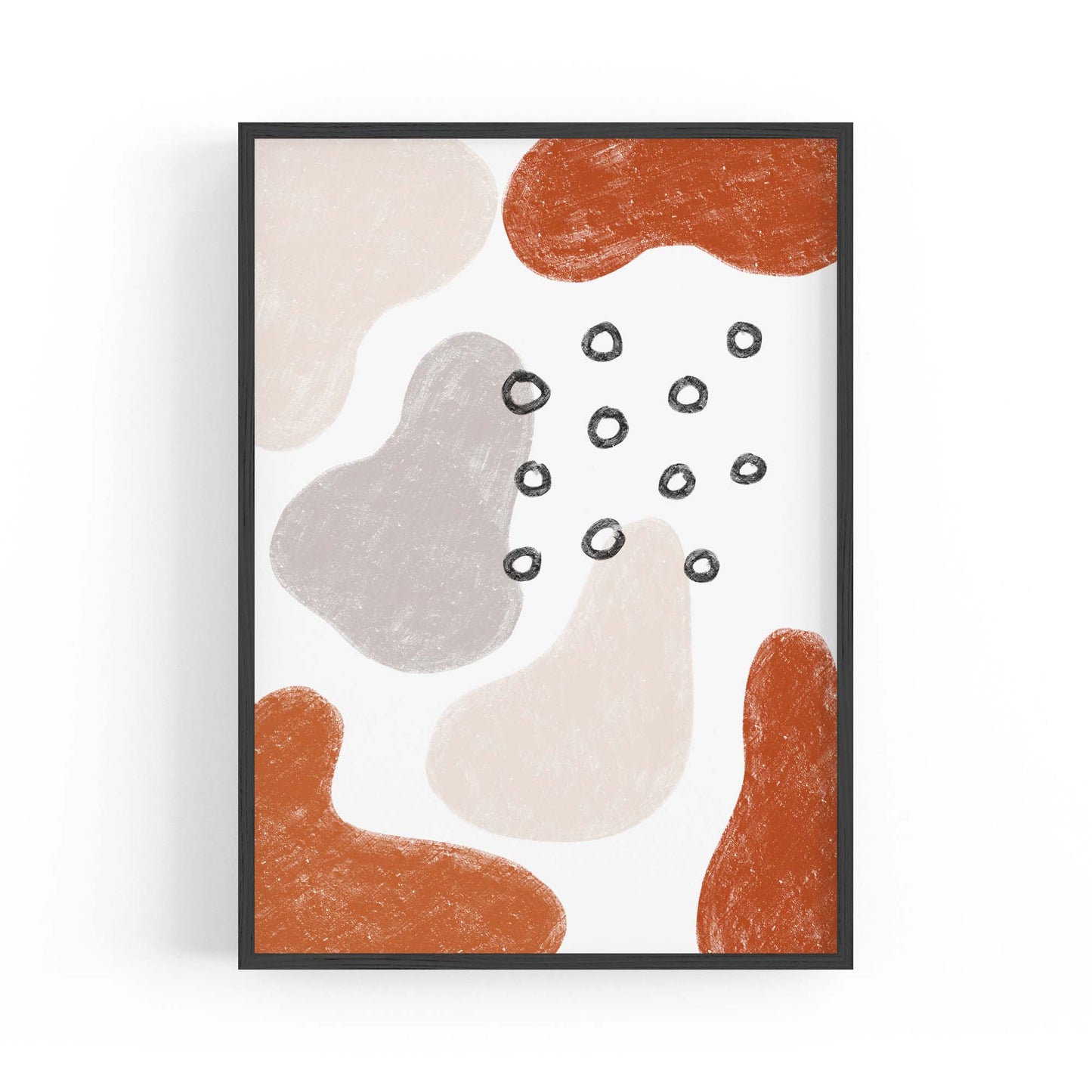 Modern Abstract Shape Minimal Retro Wall Art #13 - The Affordable Art Company