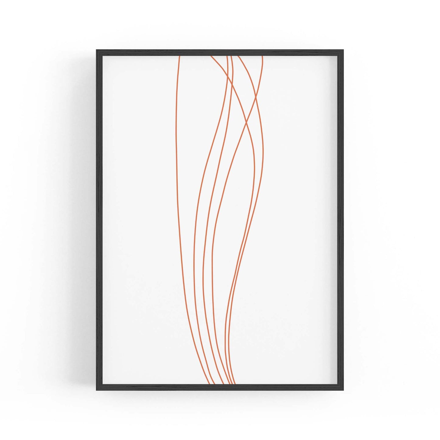Minimal Waves Line Abstract Wall Art #3 - The Affordable Art Company