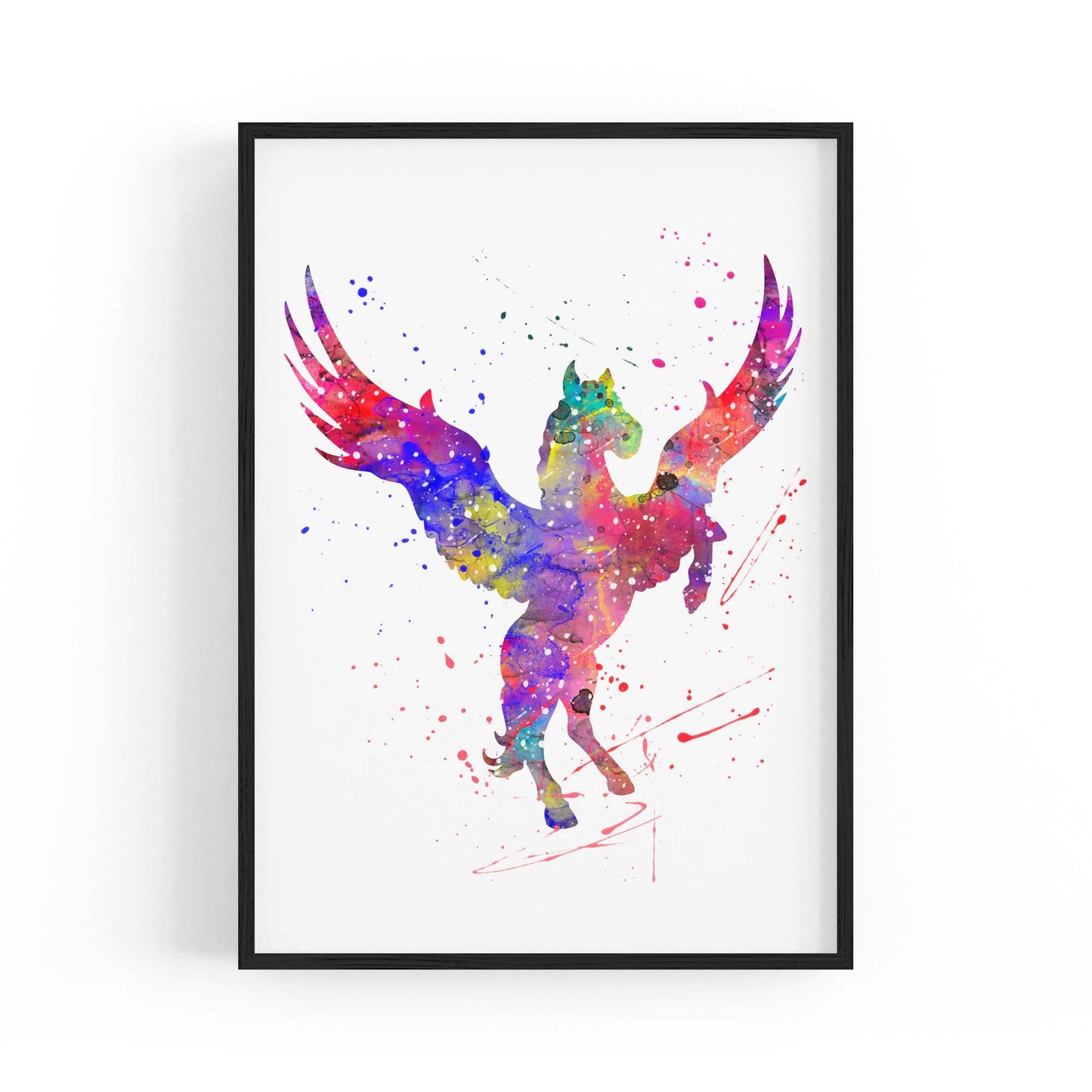 Pegasus Nursery Animal Fantasy Wall Art - The Affordable Art Company