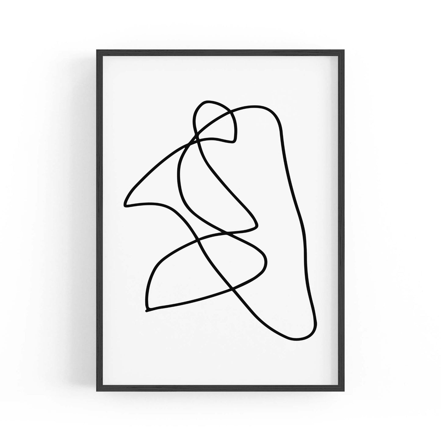 Minimal Abstract Modern Line Artwork Wall Art #6 - The Affordable Art Company